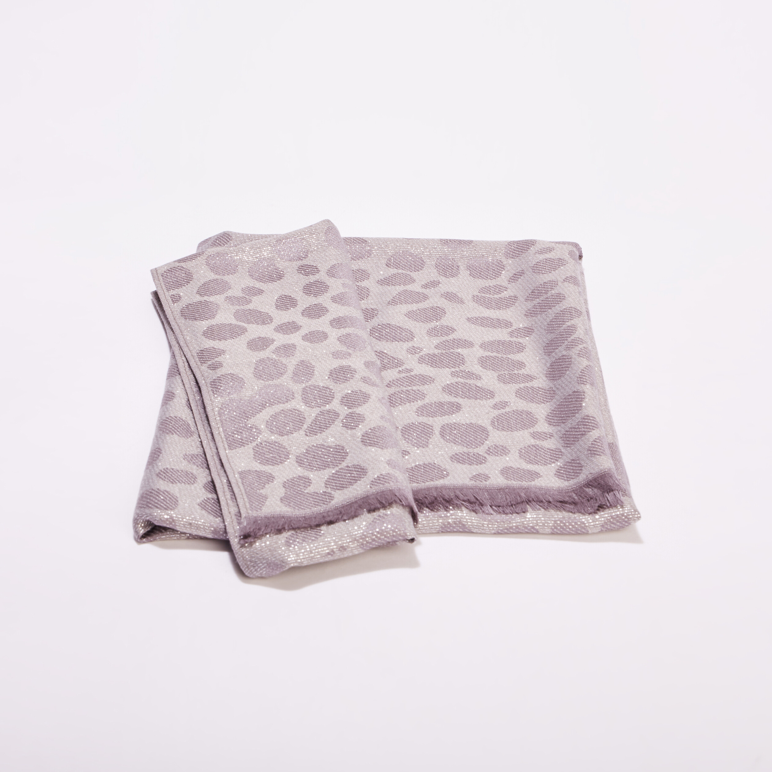 Foulard couleur argent femme