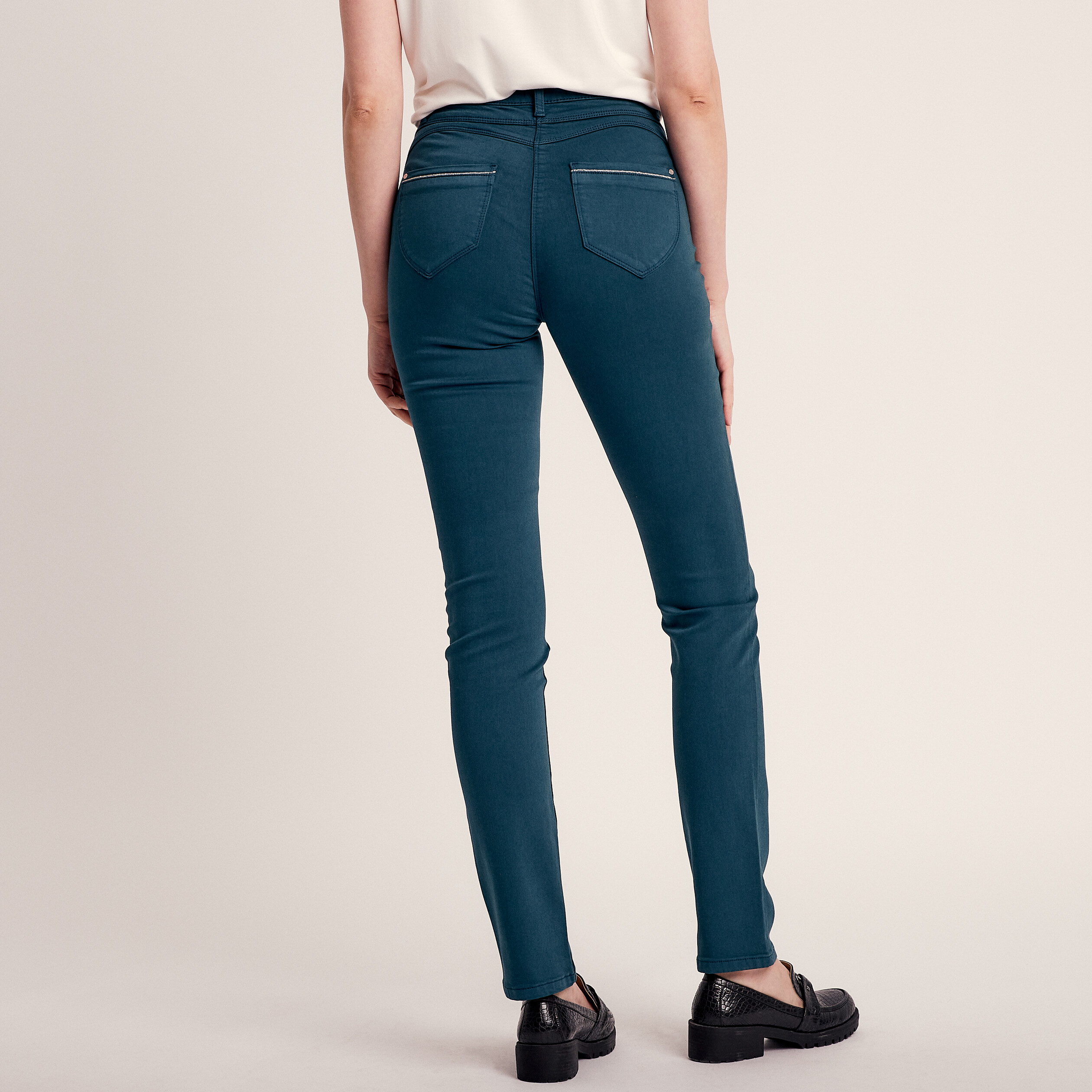 Pantalon vert canard femme deals