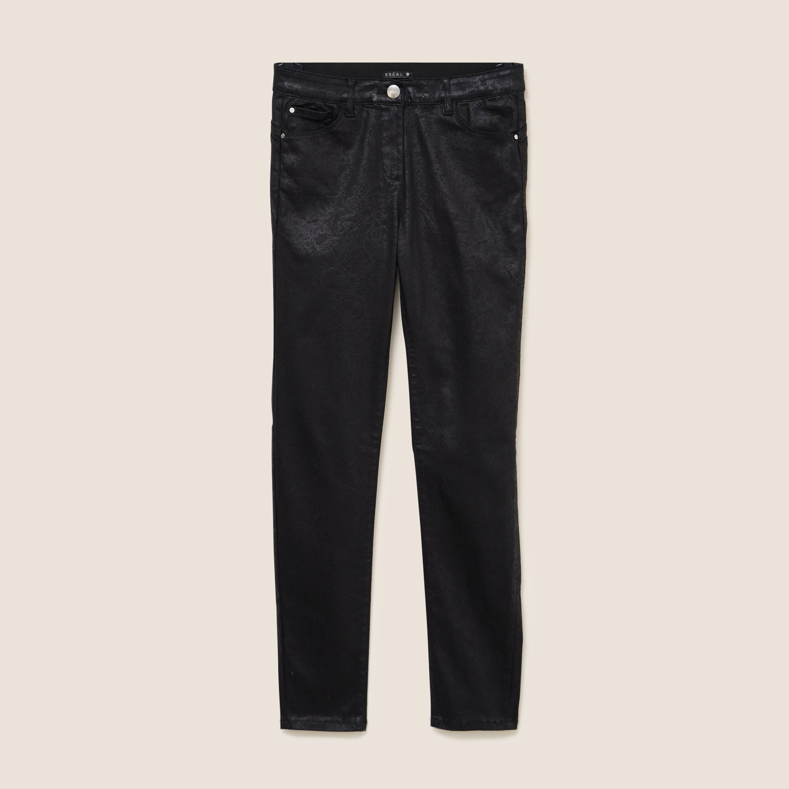 Pantalon magique L'Unique coupe ajust&eacute;e noir femme