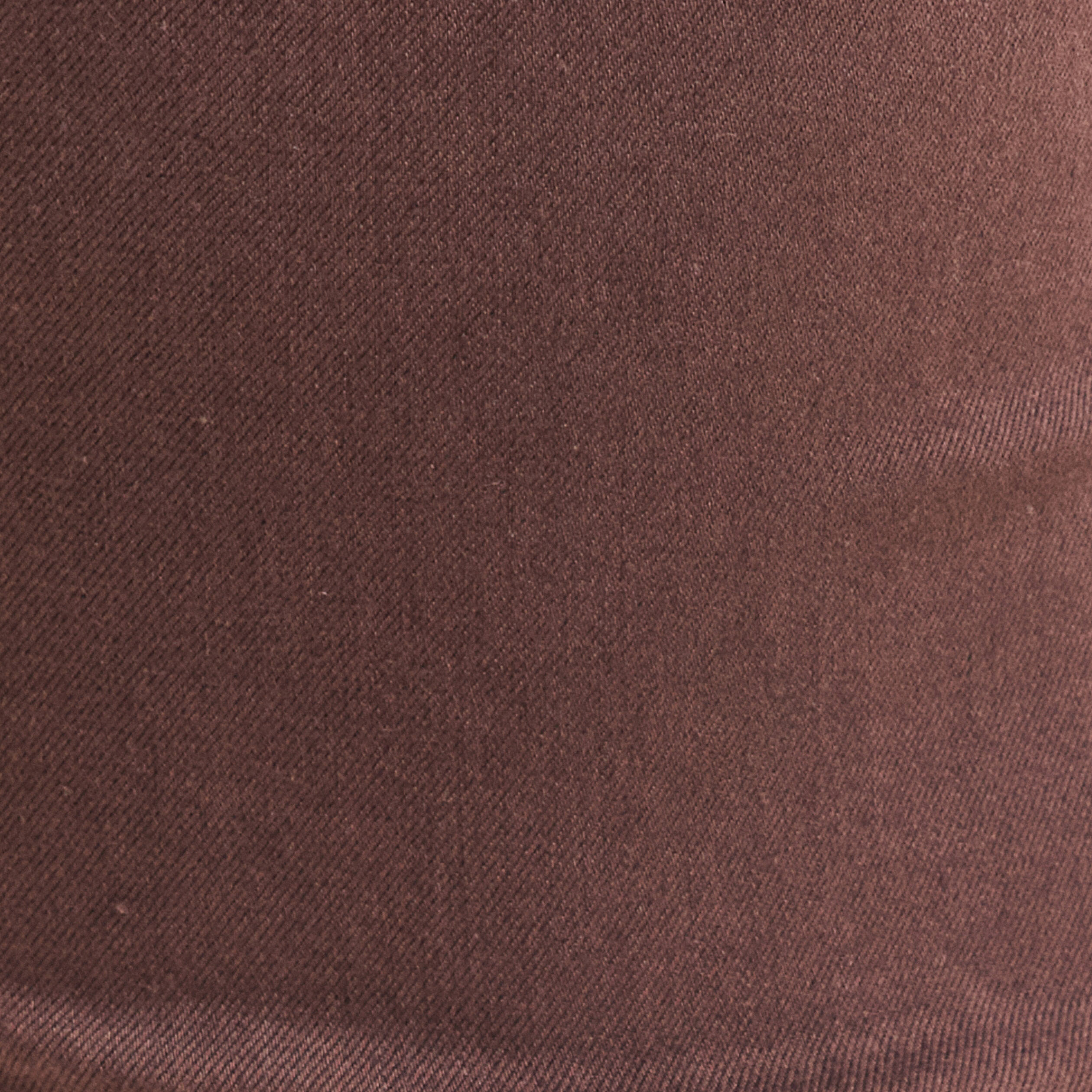 Pantacourt droit taille standard marron femme