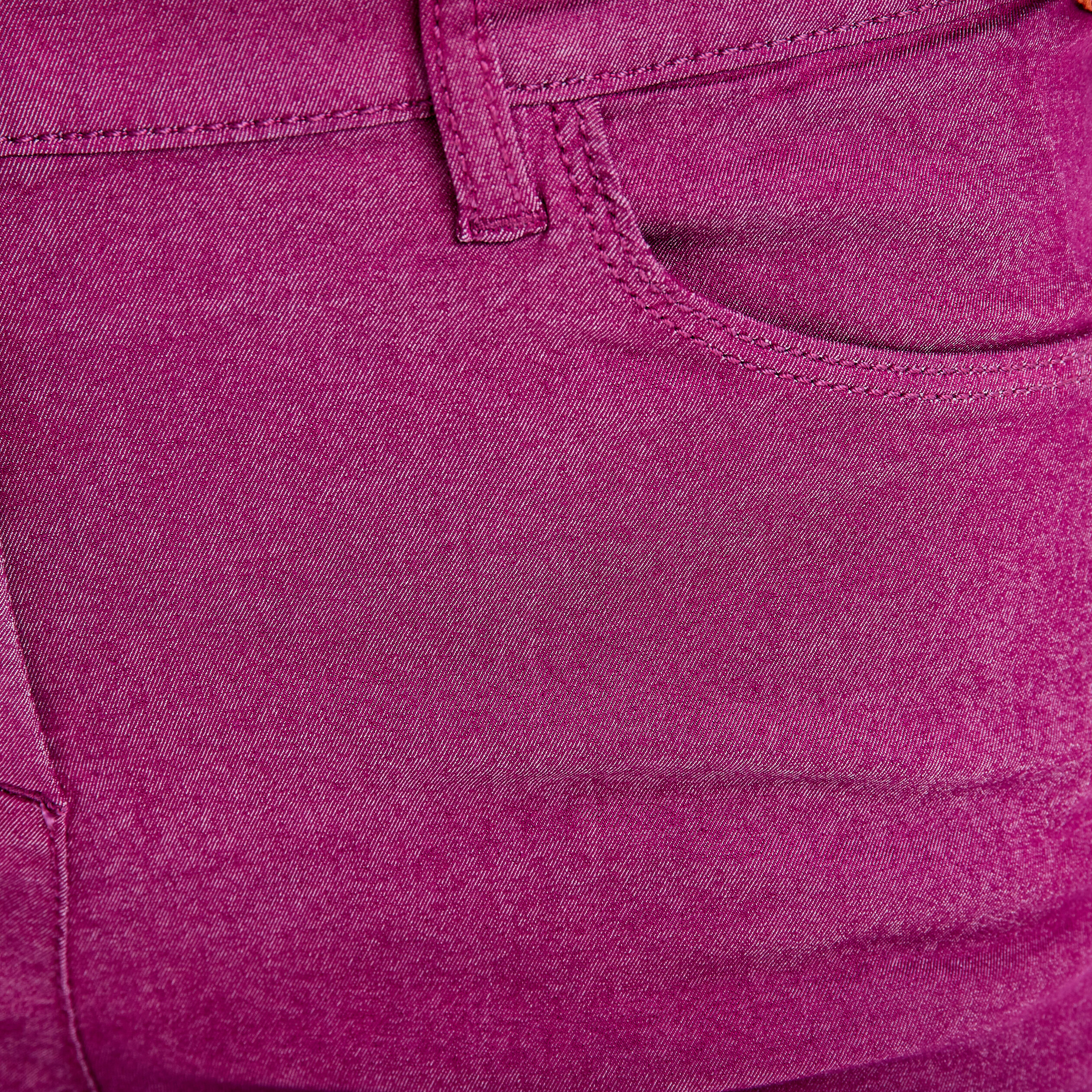 Pantalon magique ajusté taille standard violet clair femme