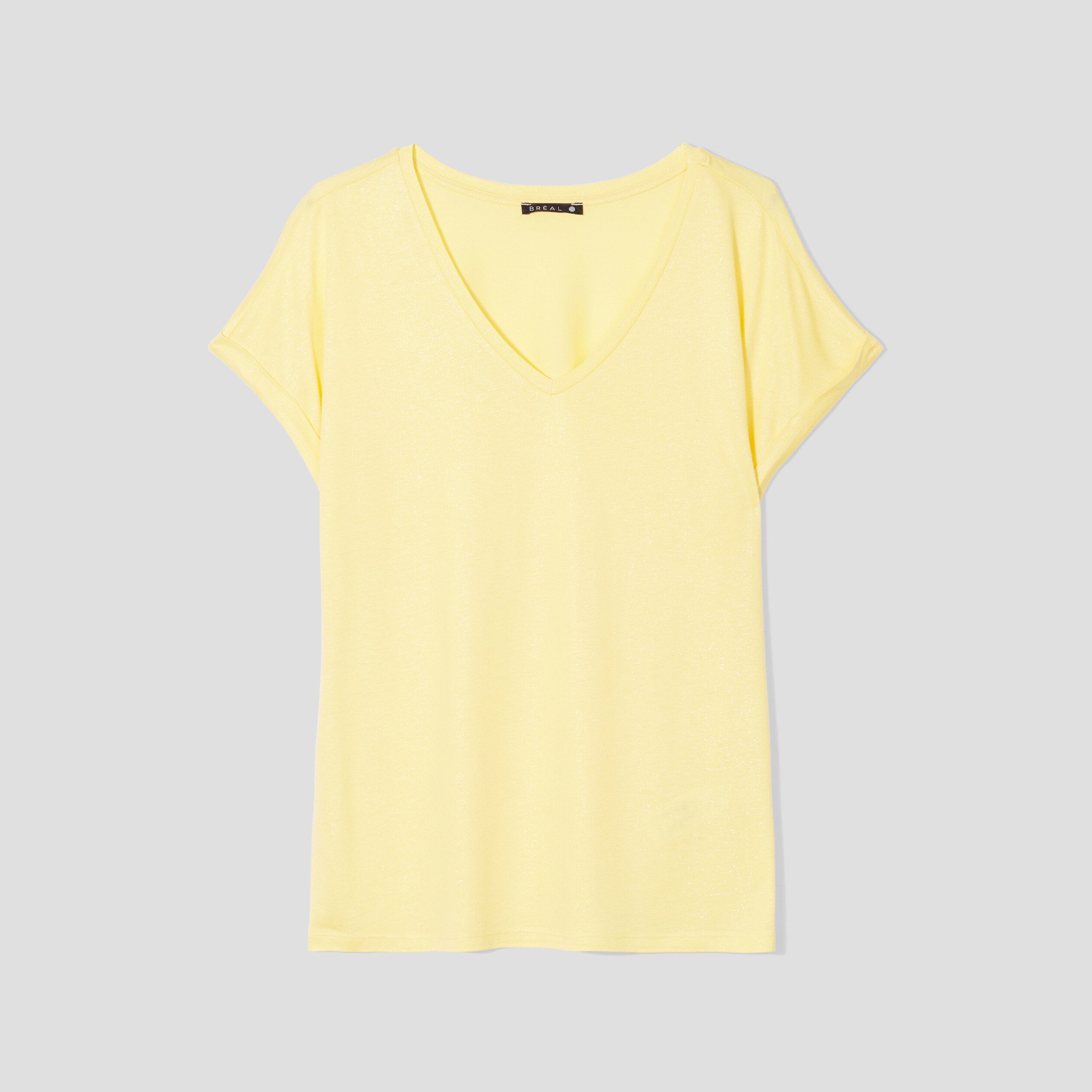 Shirt Manches Tee Shirt Jaune Femme Tee-shirt Manches Longues En