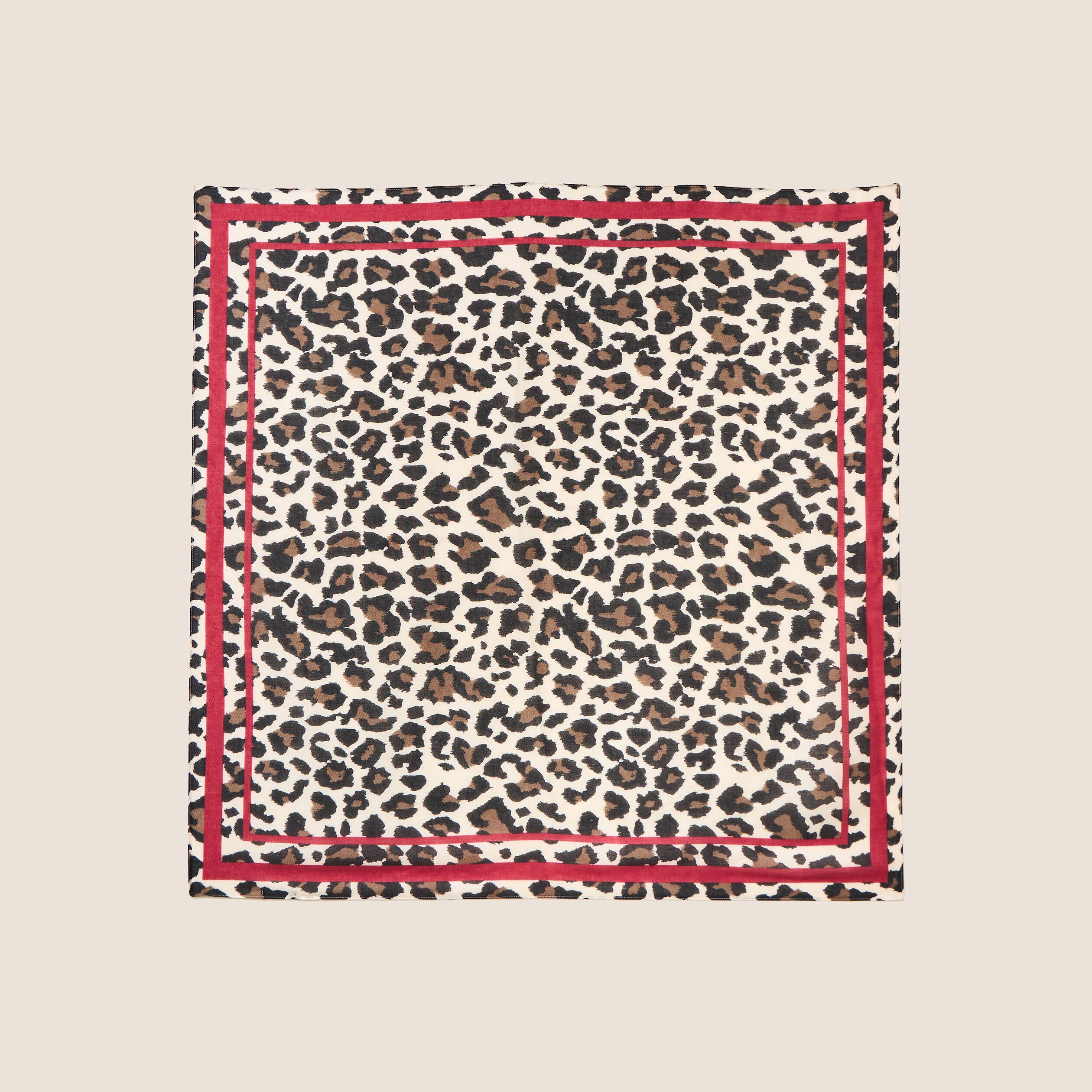 Foulard satin&eacute; multicolore femme
