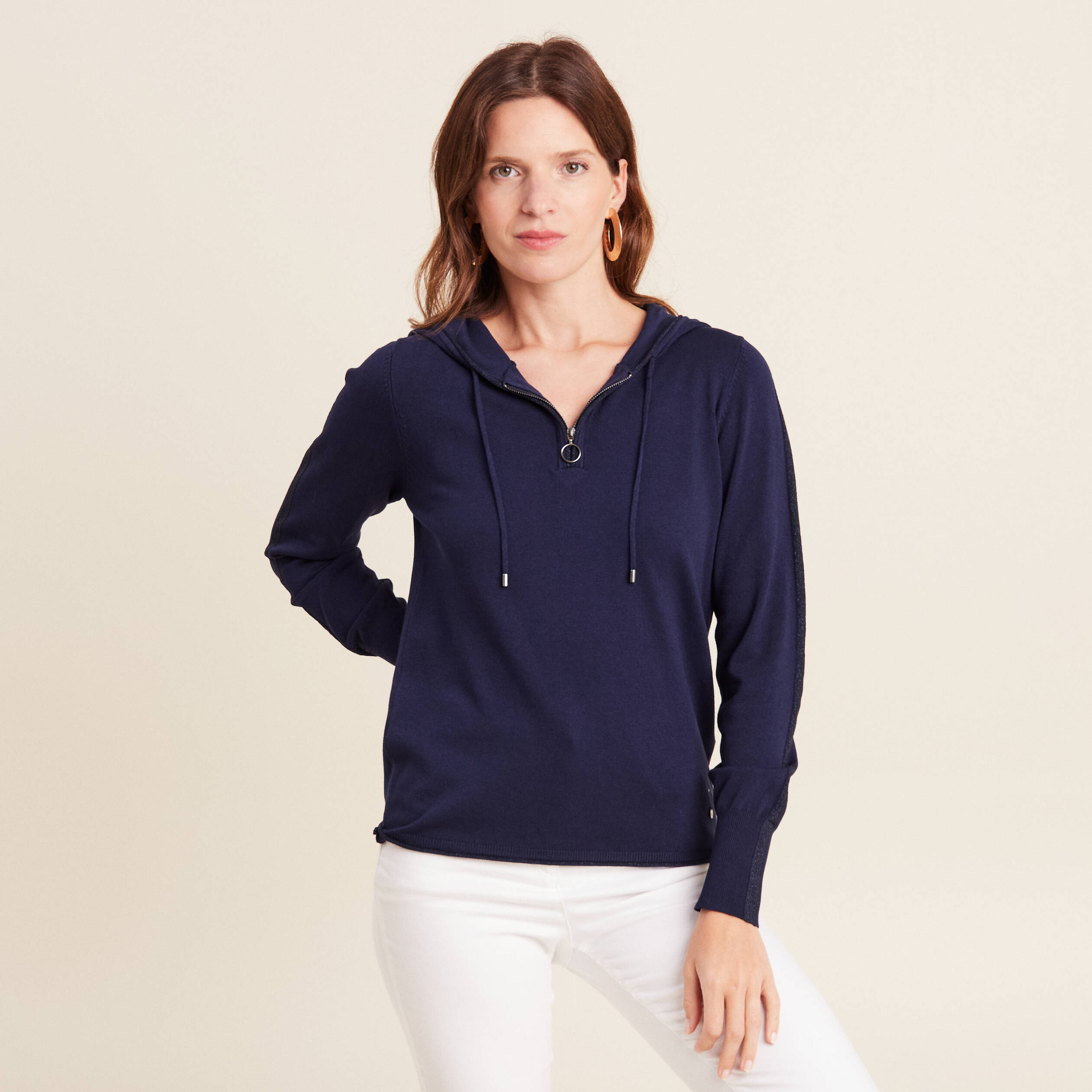 pull manches longues bleu marine femme Pull manches longues bleu marine femme