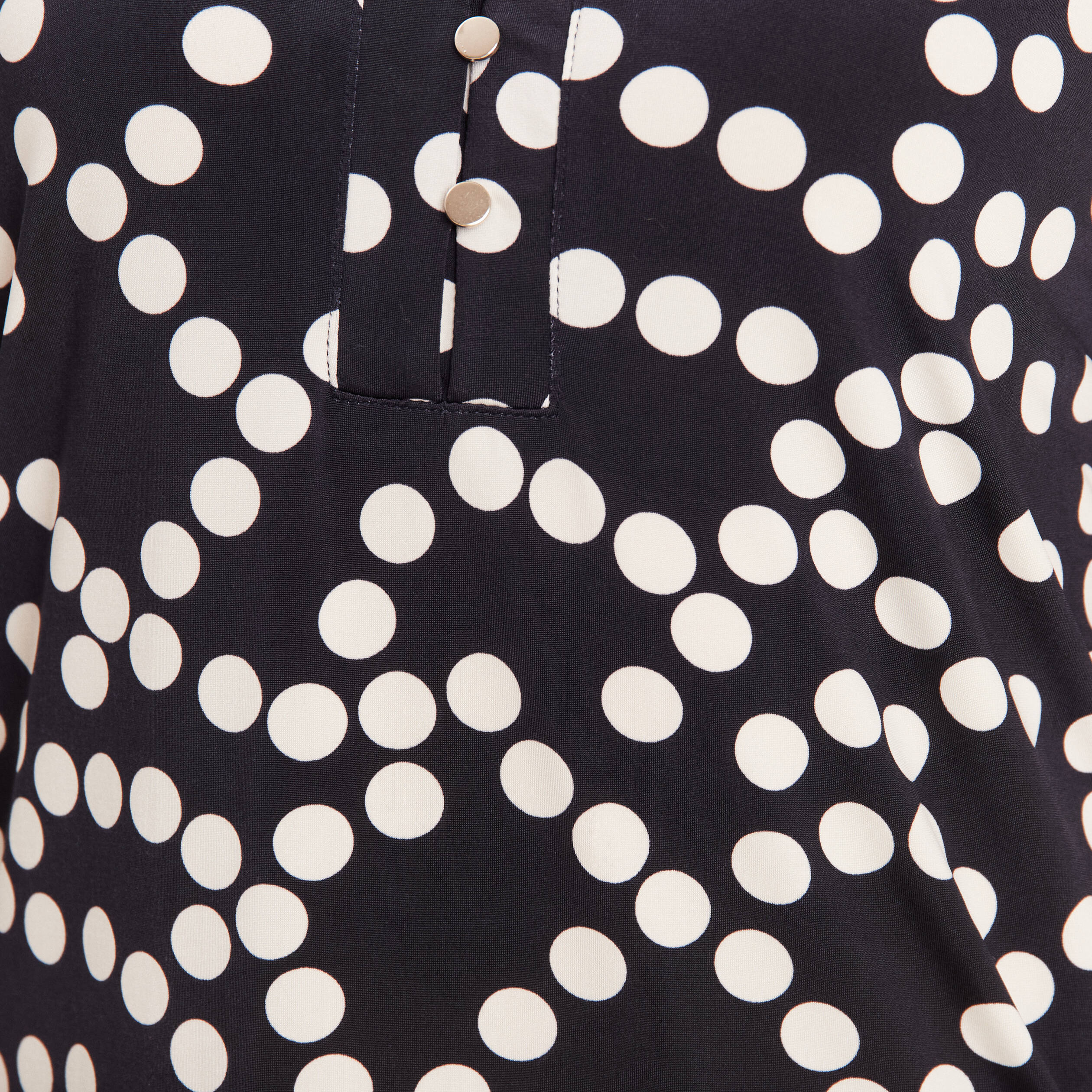 Blouse manches 3/4 noir femme