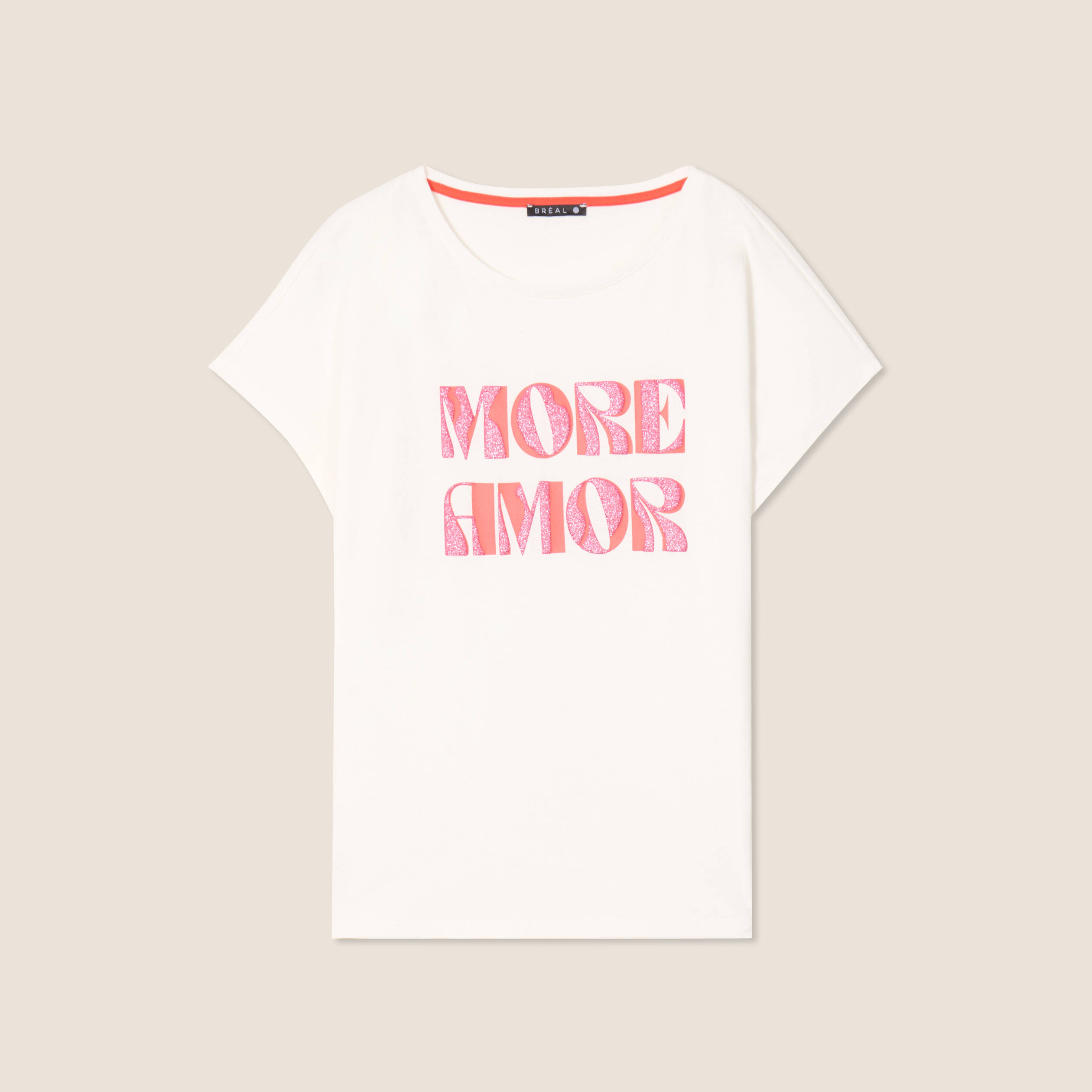 t shirt manches courtes ecru femme T-shirt manches courtes ecru femme