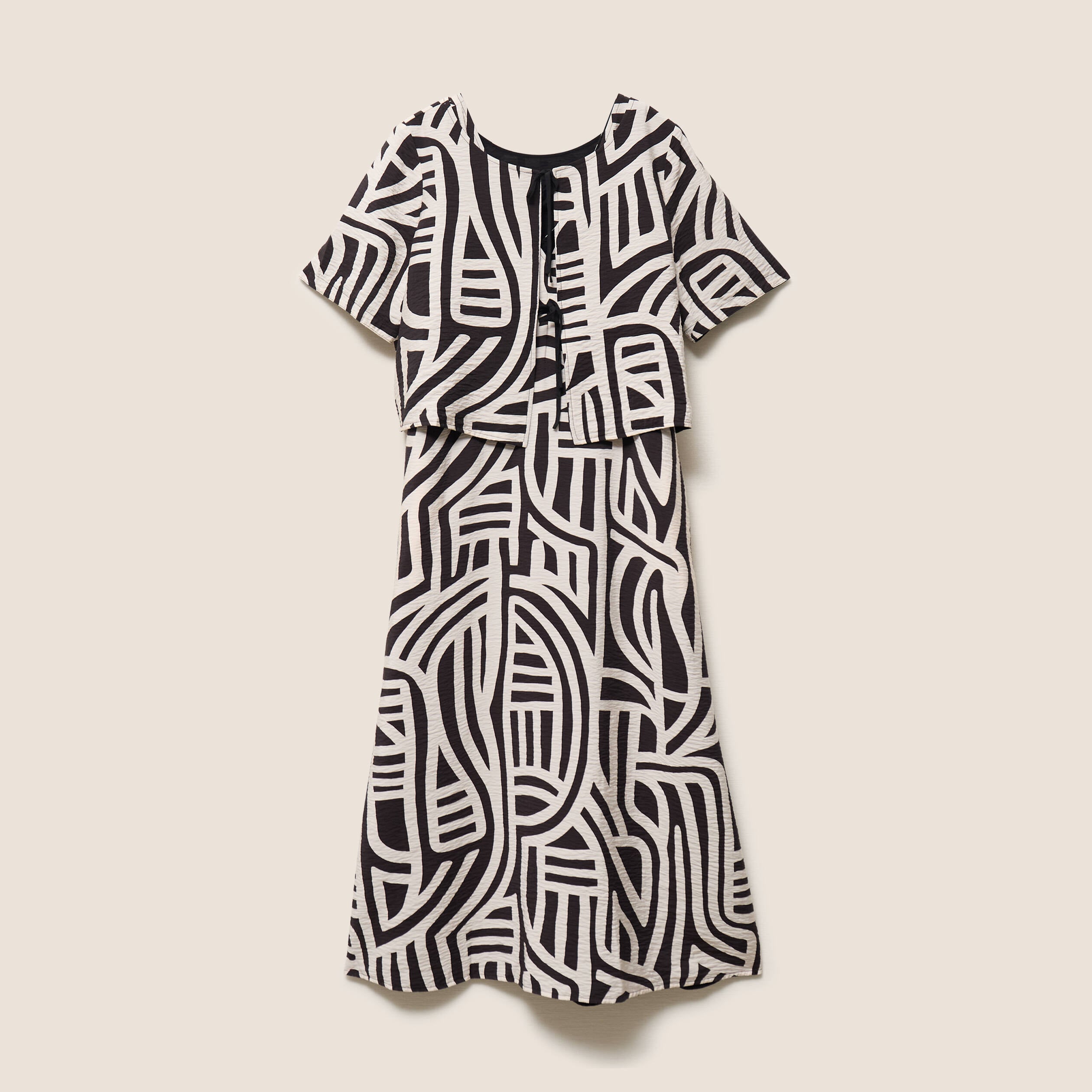 Robe longue r&eacute;versible et amovible noir femme