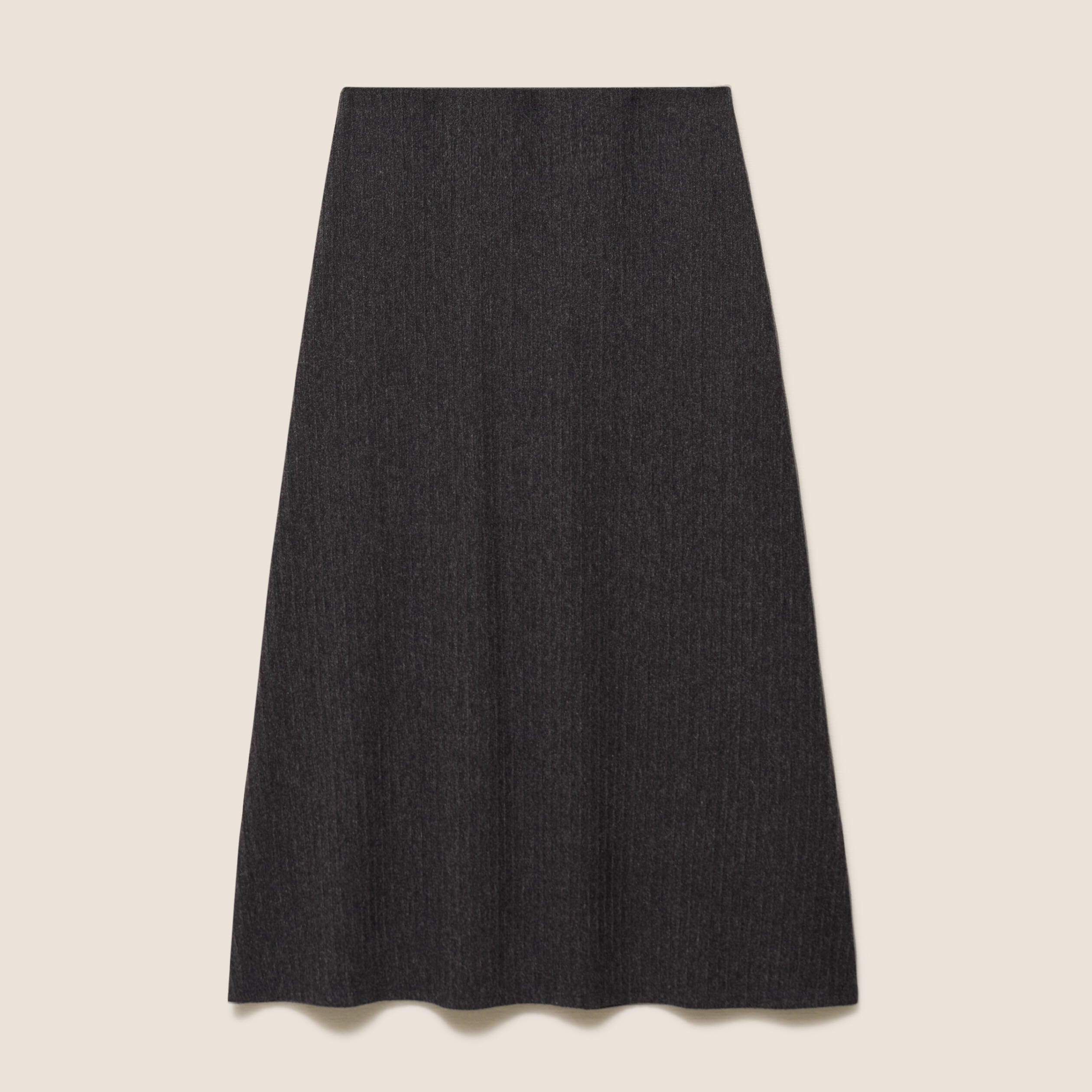 Jupe taille standard gris fonc&eacute; femme