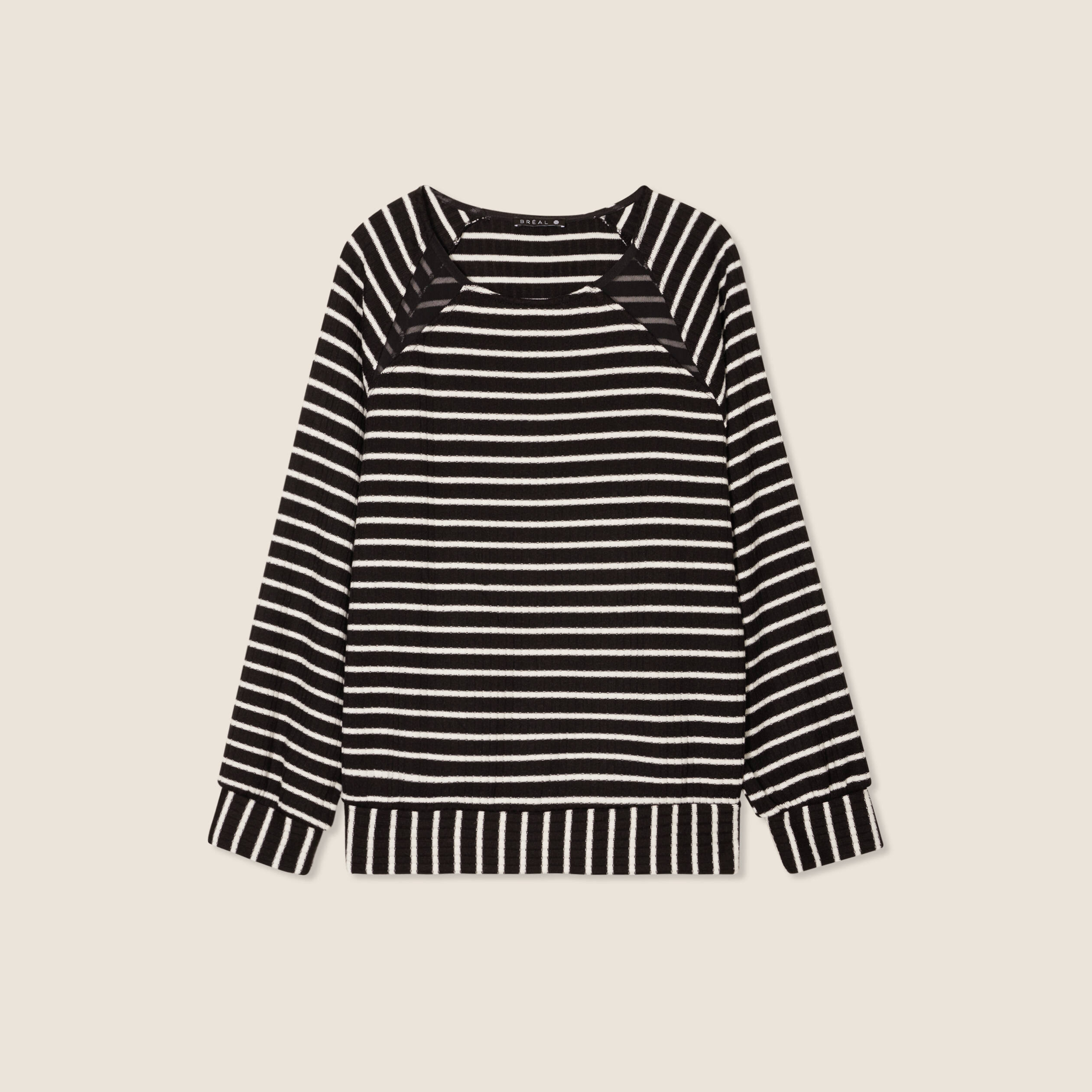 T-shirt manches longues noir femme