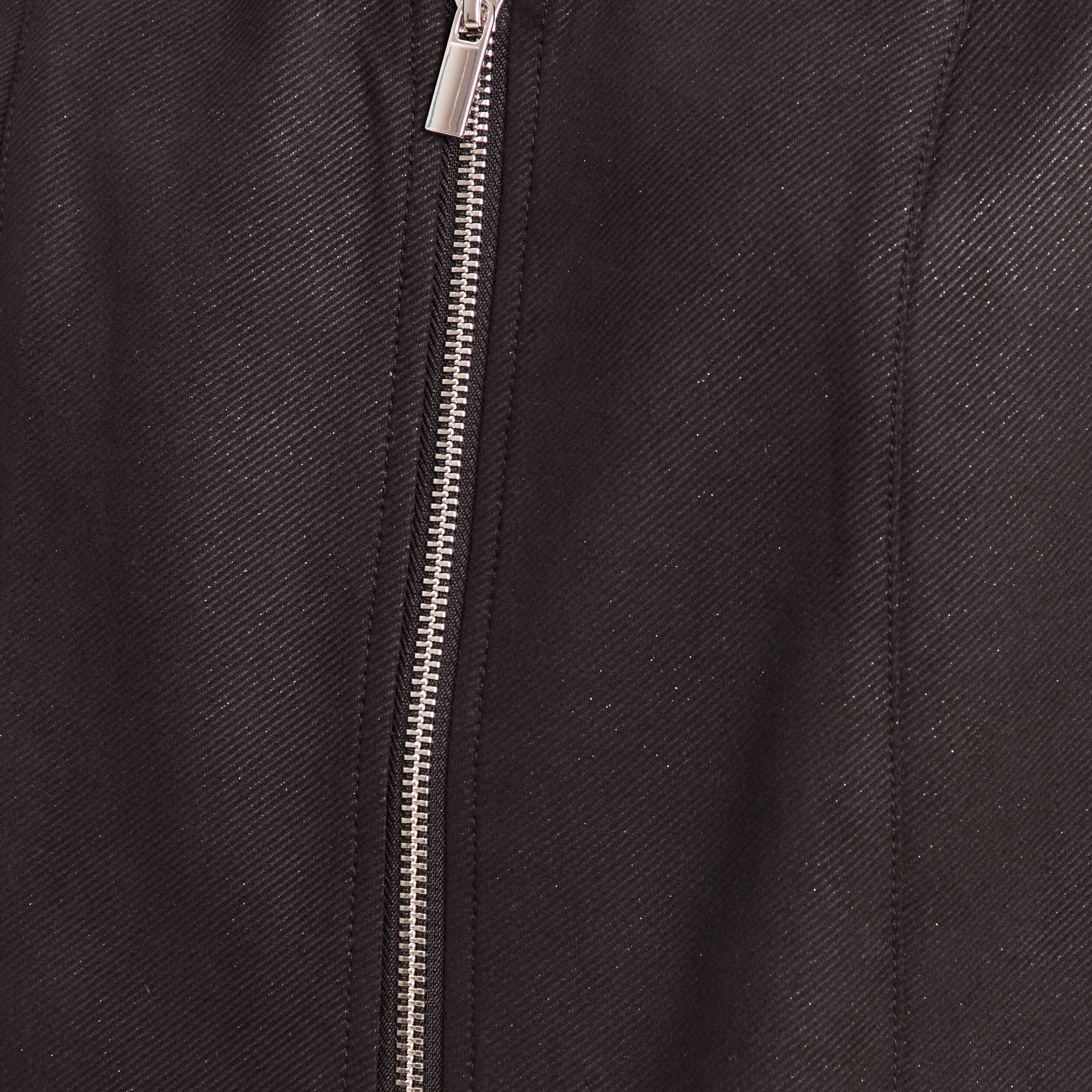 Robe chasuble su&eacute;dine noir femme