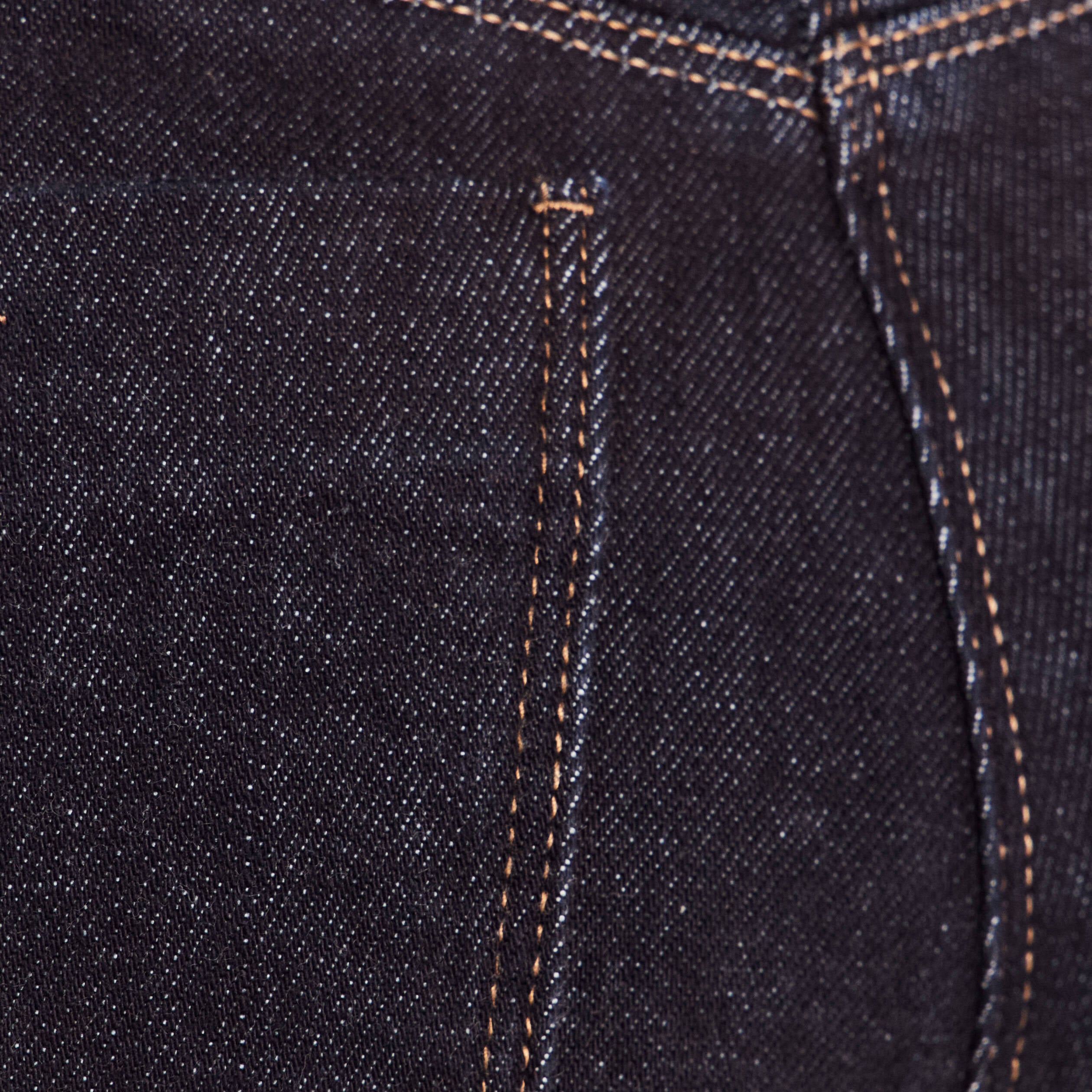 Jean droit taille haute 7/8&egrave;me denim brut femme