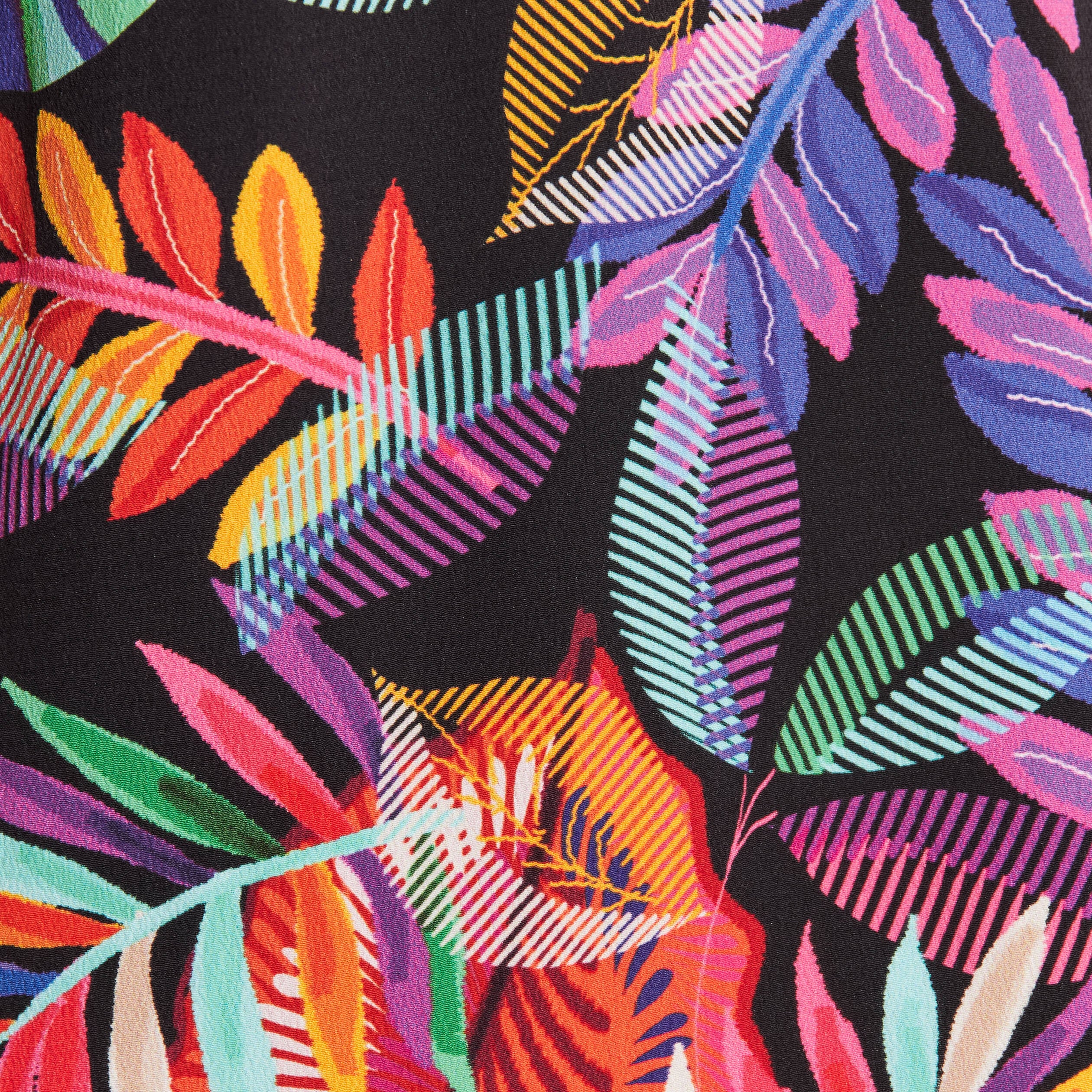 Veste droite col ch&acirc;le multicolore femme