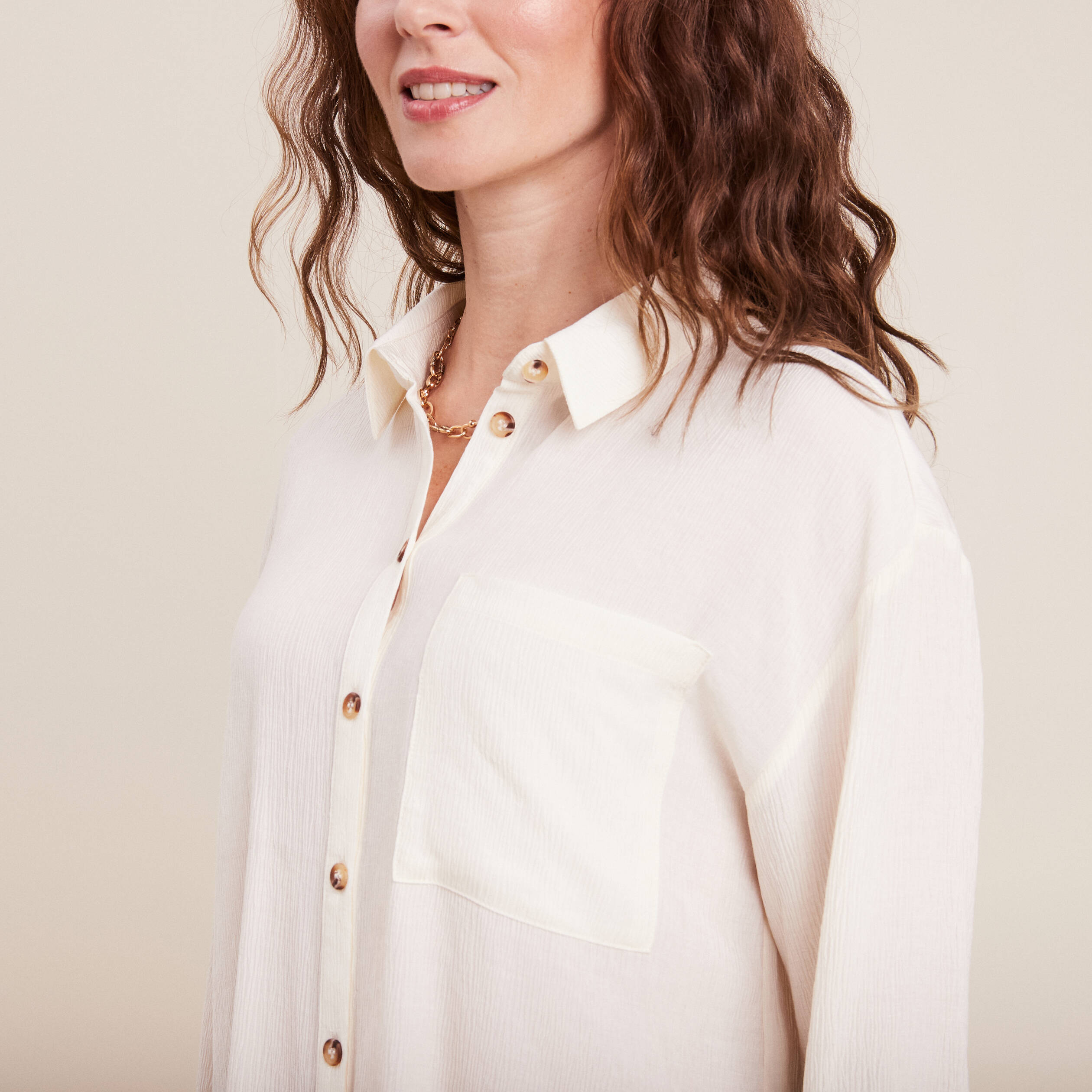 Chemisier fluide femme manches longues clearance