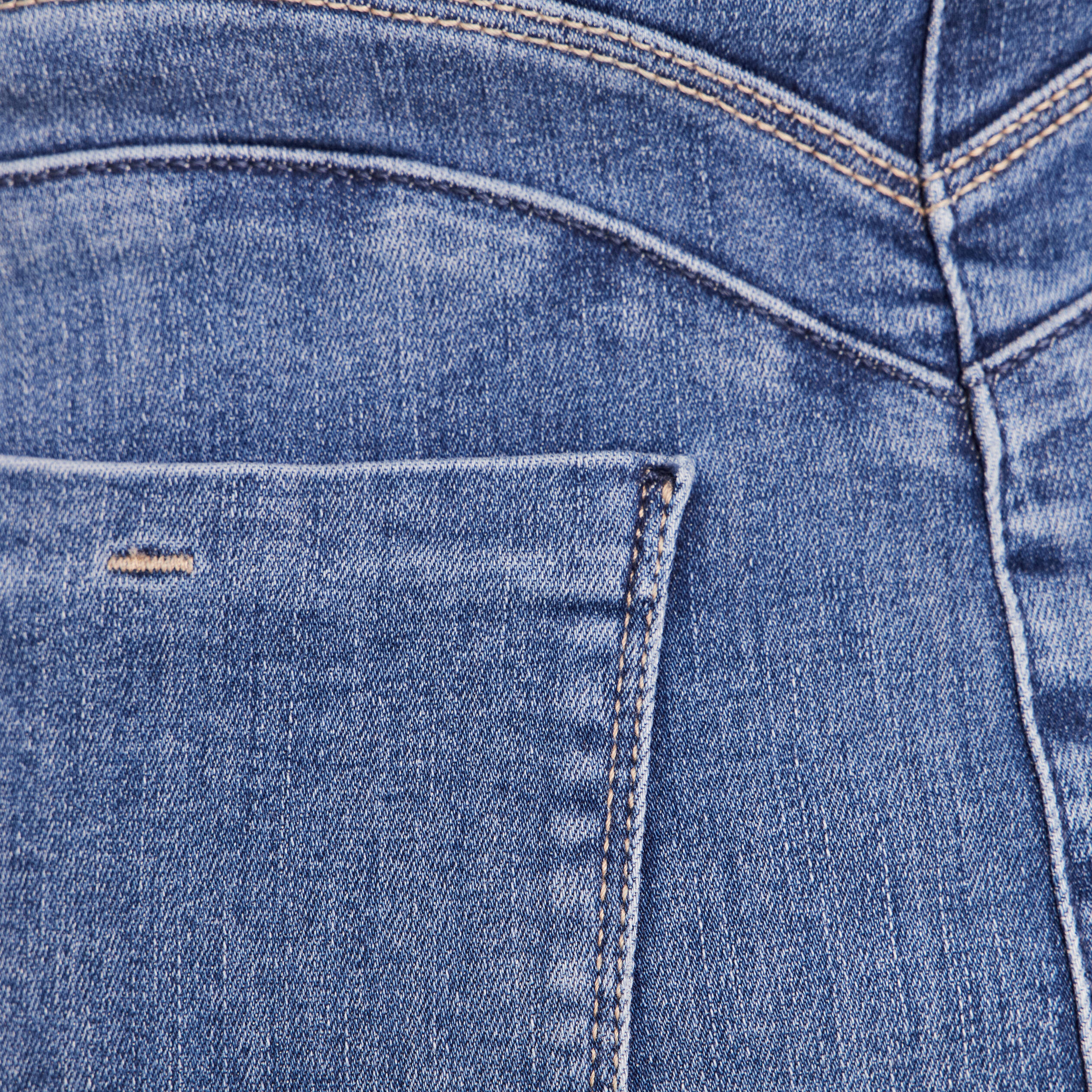Jupe magique l'unique denim double stone femme