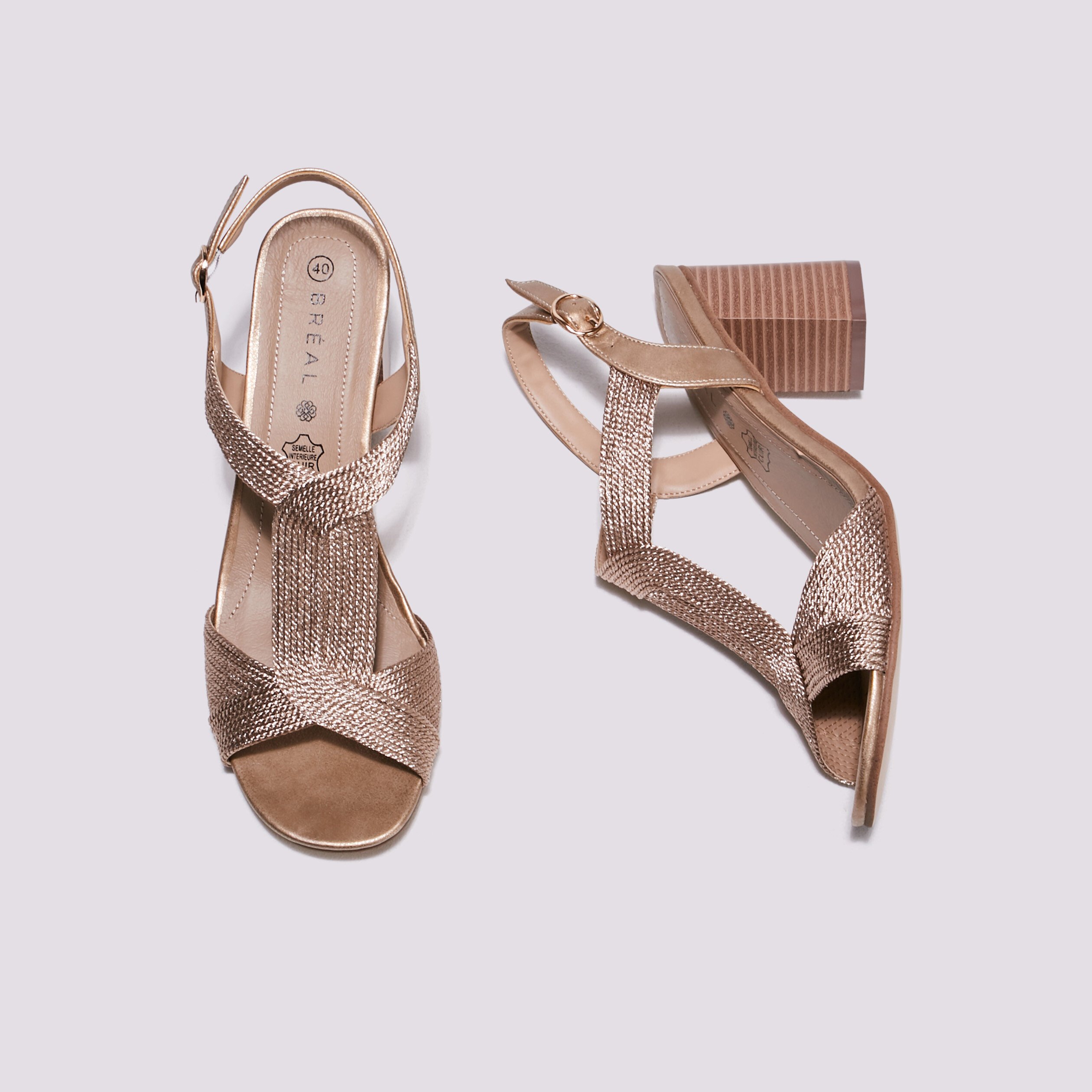 Sandales top talon bottier