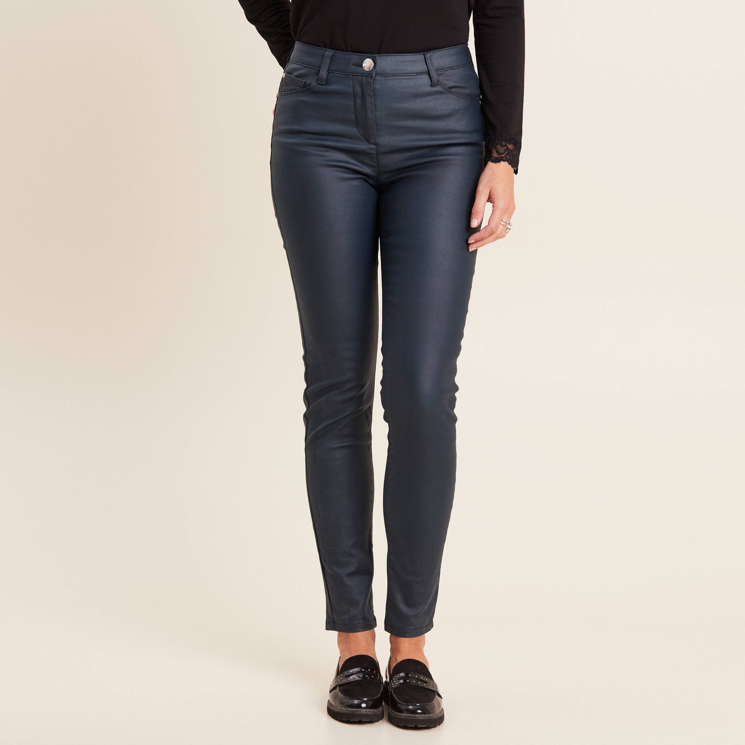 Pantalon Magique Breal Pantalon Breal Femme Bleu Marine Pantalon