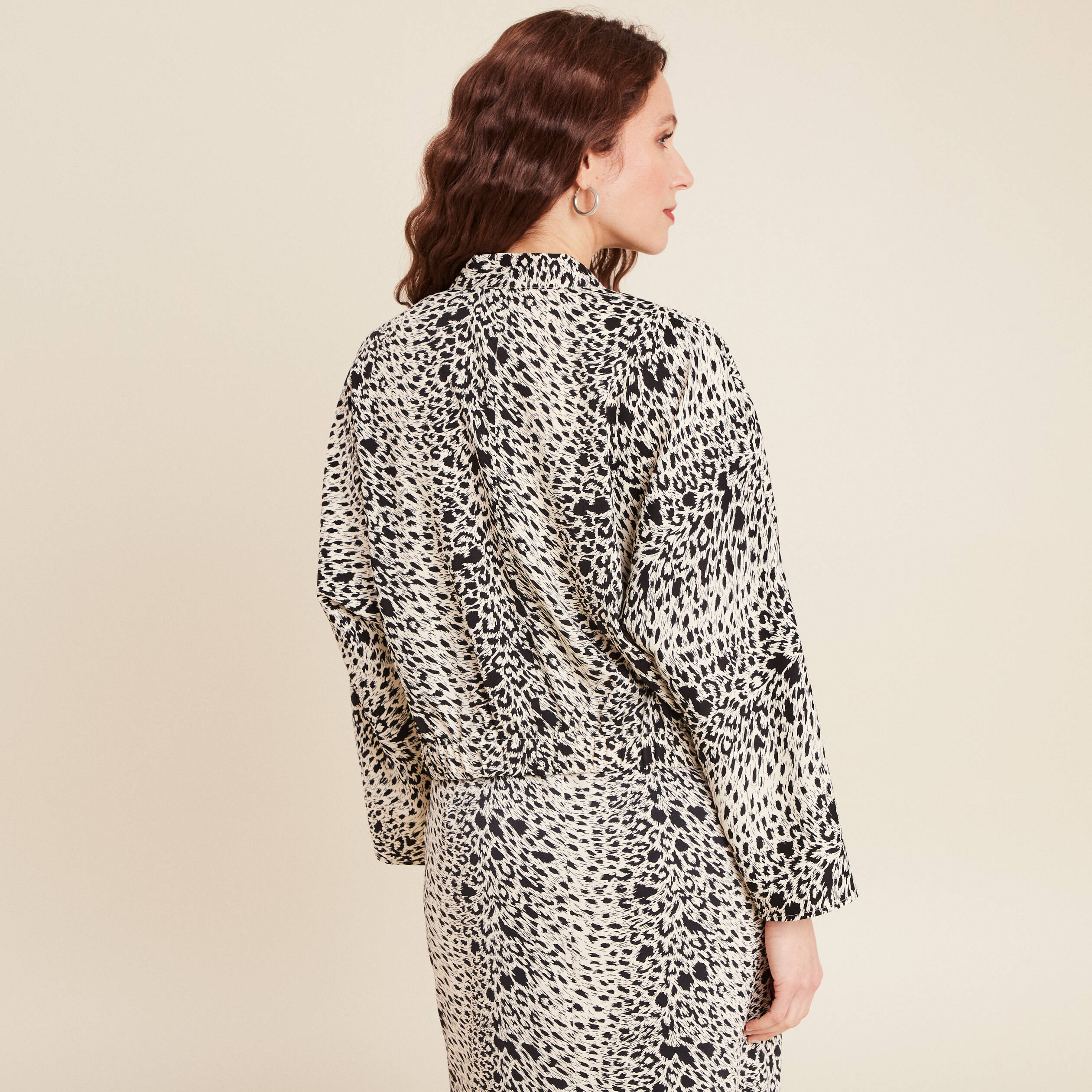 veste esprit kimono ivoire femme Veste esprit kimono ivoire femme