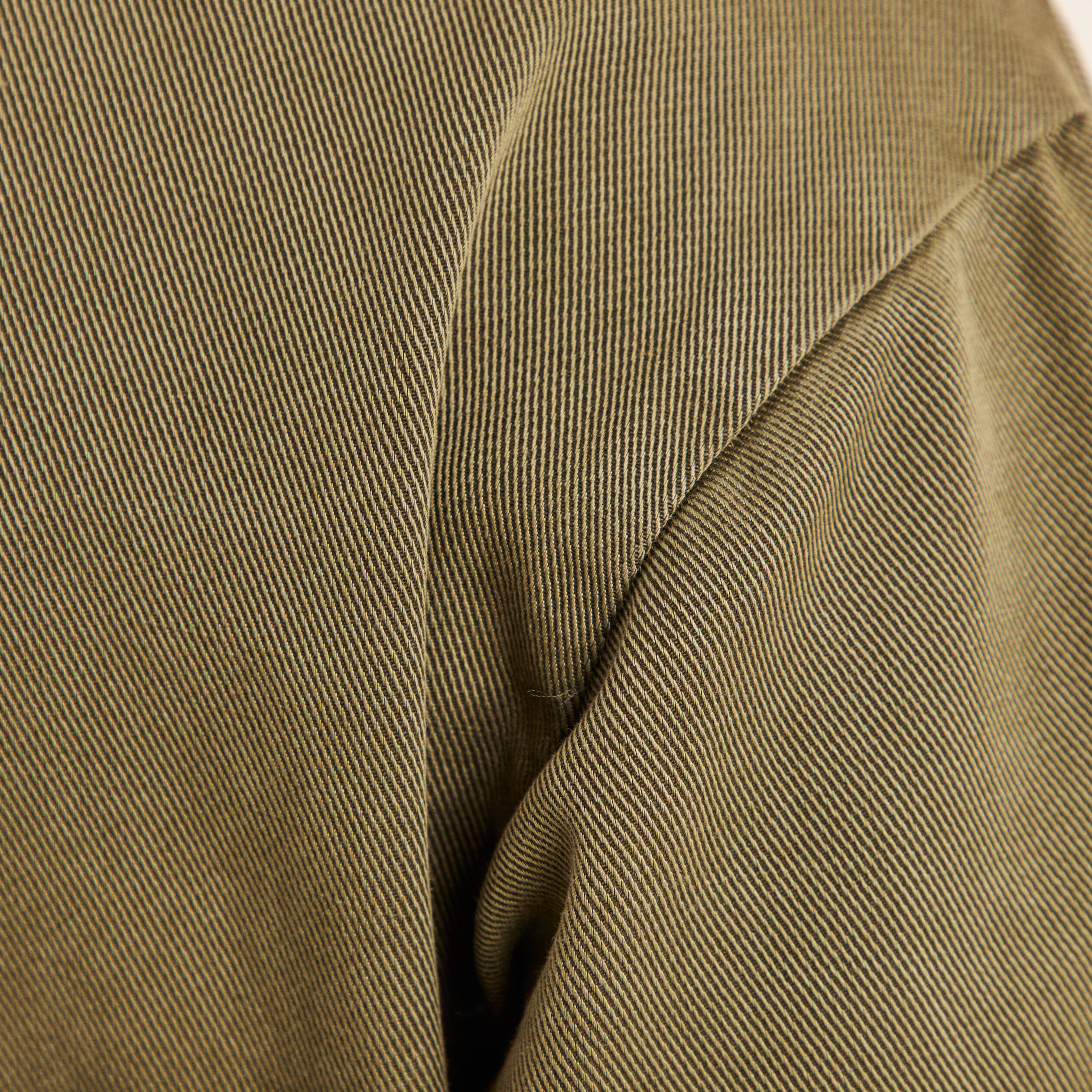 Combinaison pantalon zippée vert olive femme