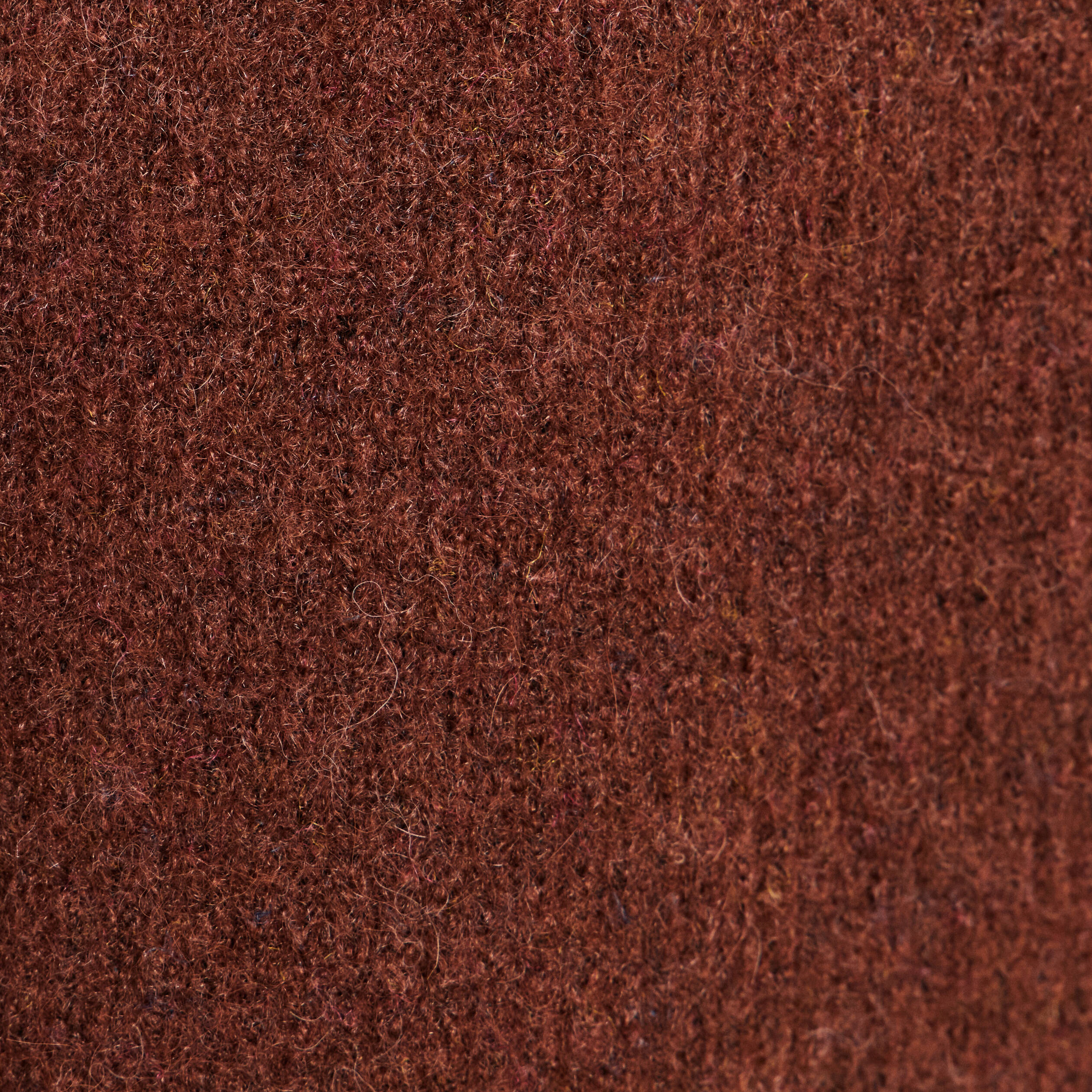 Gilet col rond marron fonc&eacute; femme