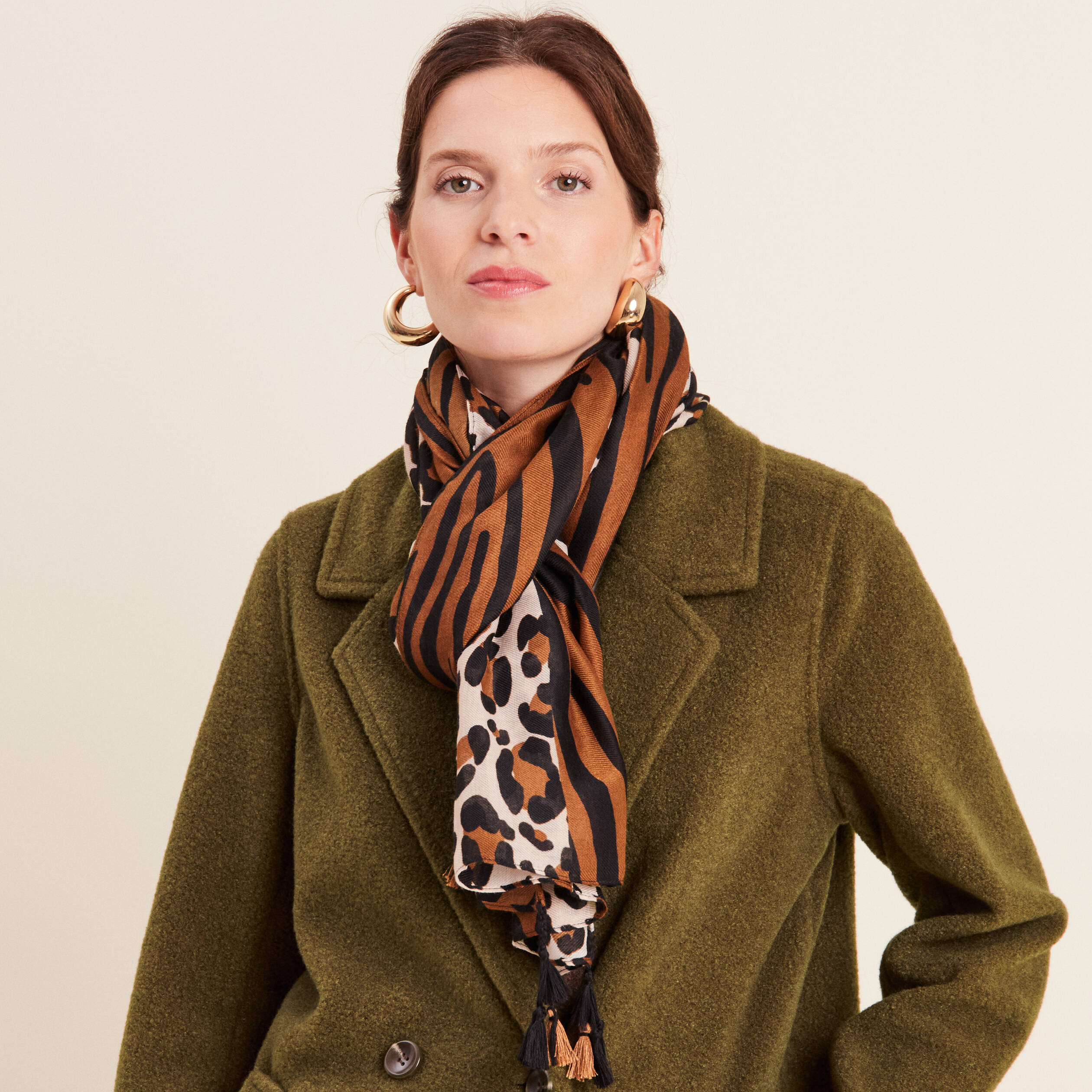 Fashion You Want Écharpe XXL Moelleuse Et Triangulaire