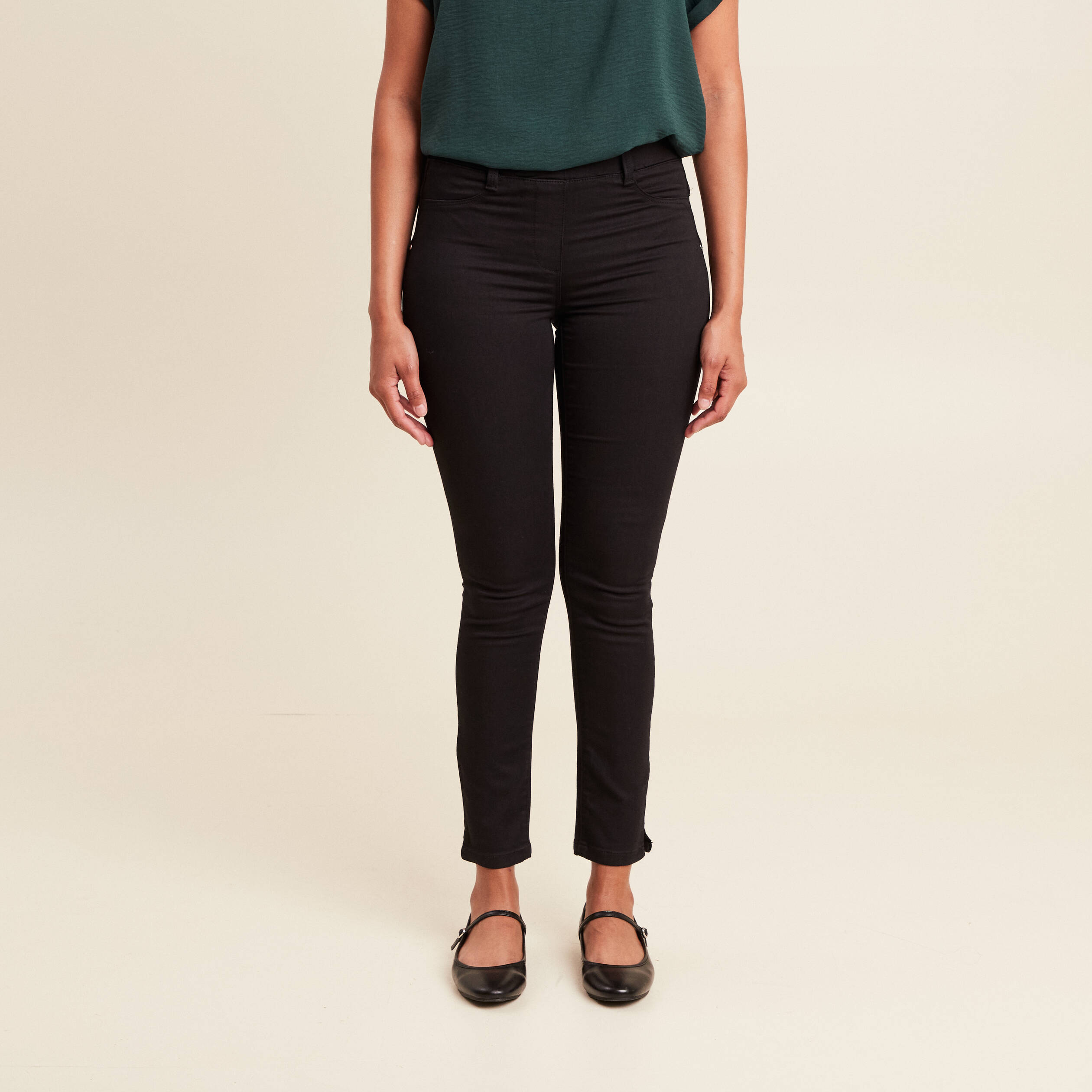 Tregging taille standard noir femme