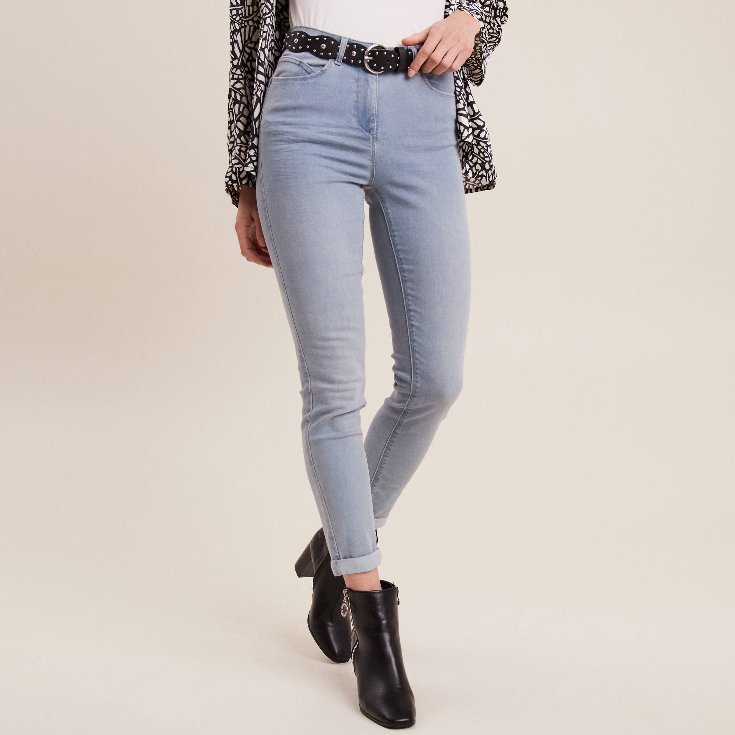 Jean Femme Anisette Coupe Bootcut Taille 7 Regular – Bleu Clair Délavé