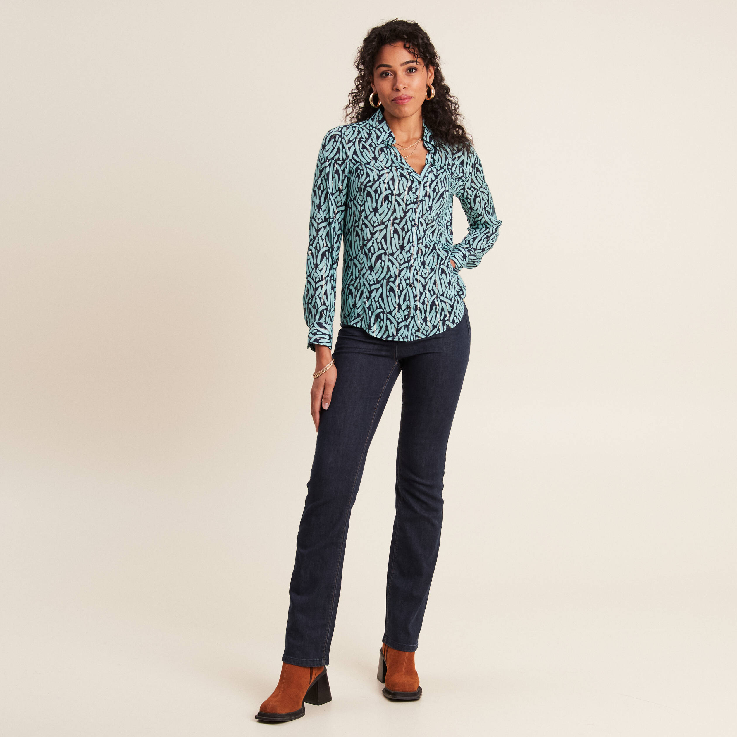 chemise manches longues bleu ciel femme Chemise manches longues bleu ciel femme