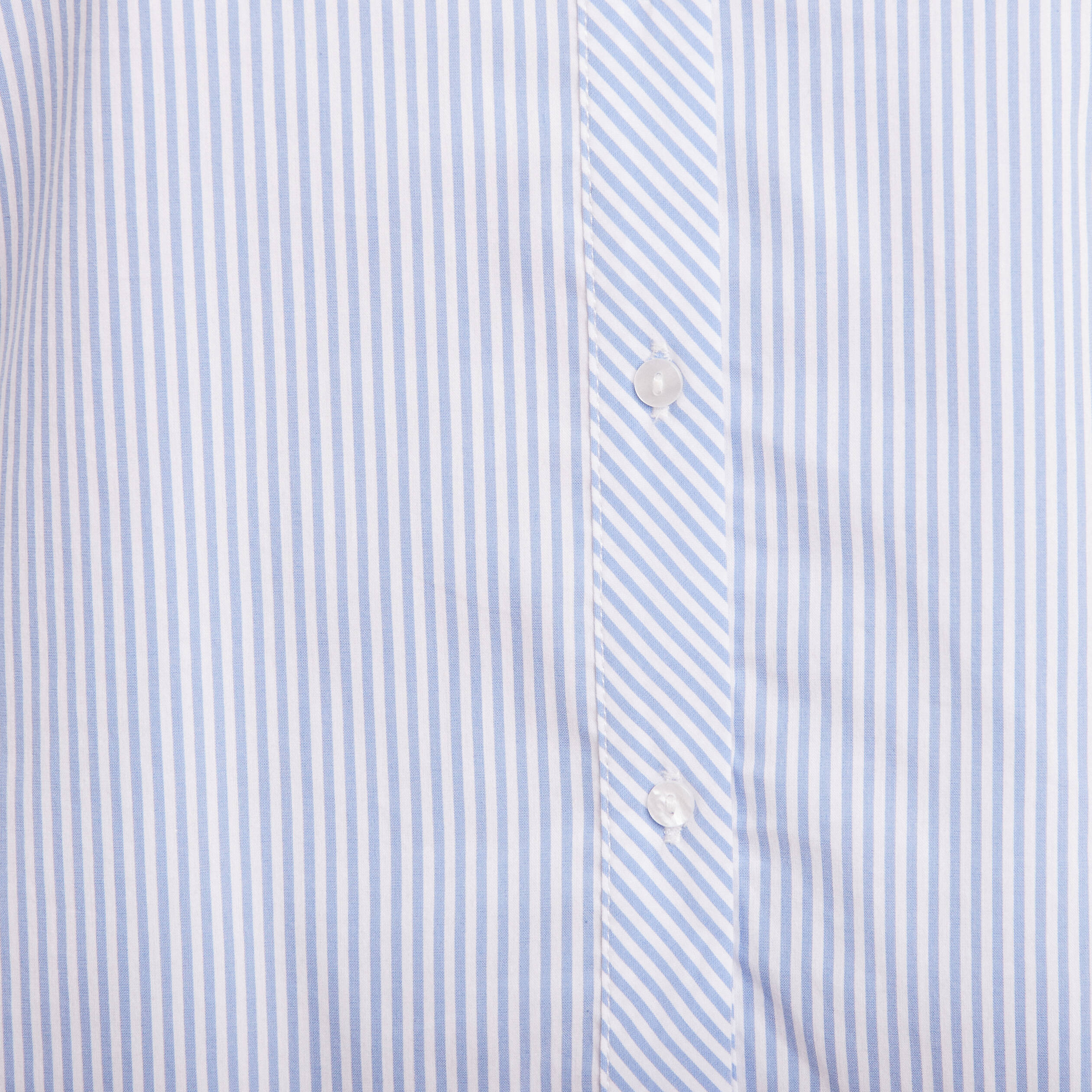 Chemise manches longues bleu femme