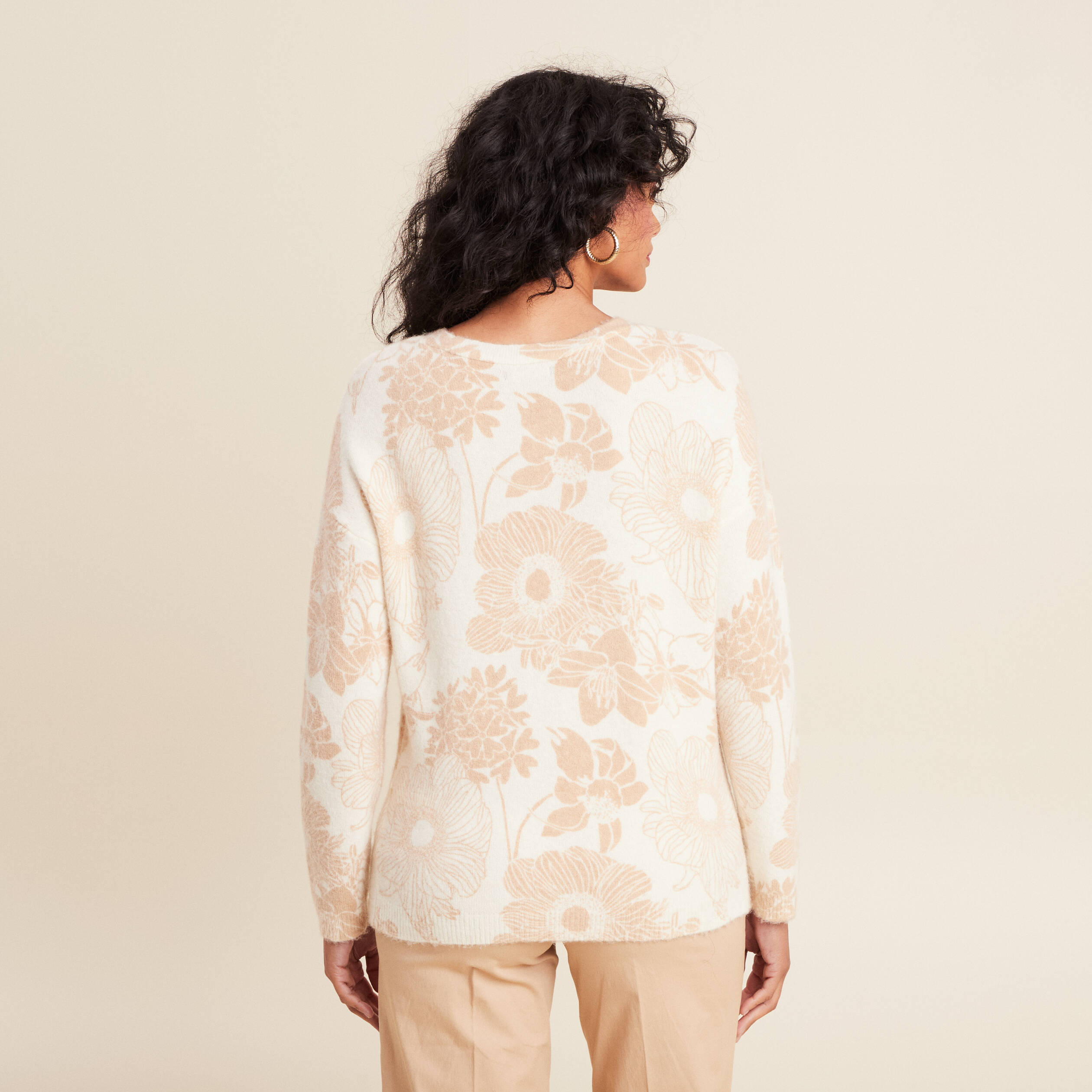 pull manches longues marron femme Pull manches longues marron femme