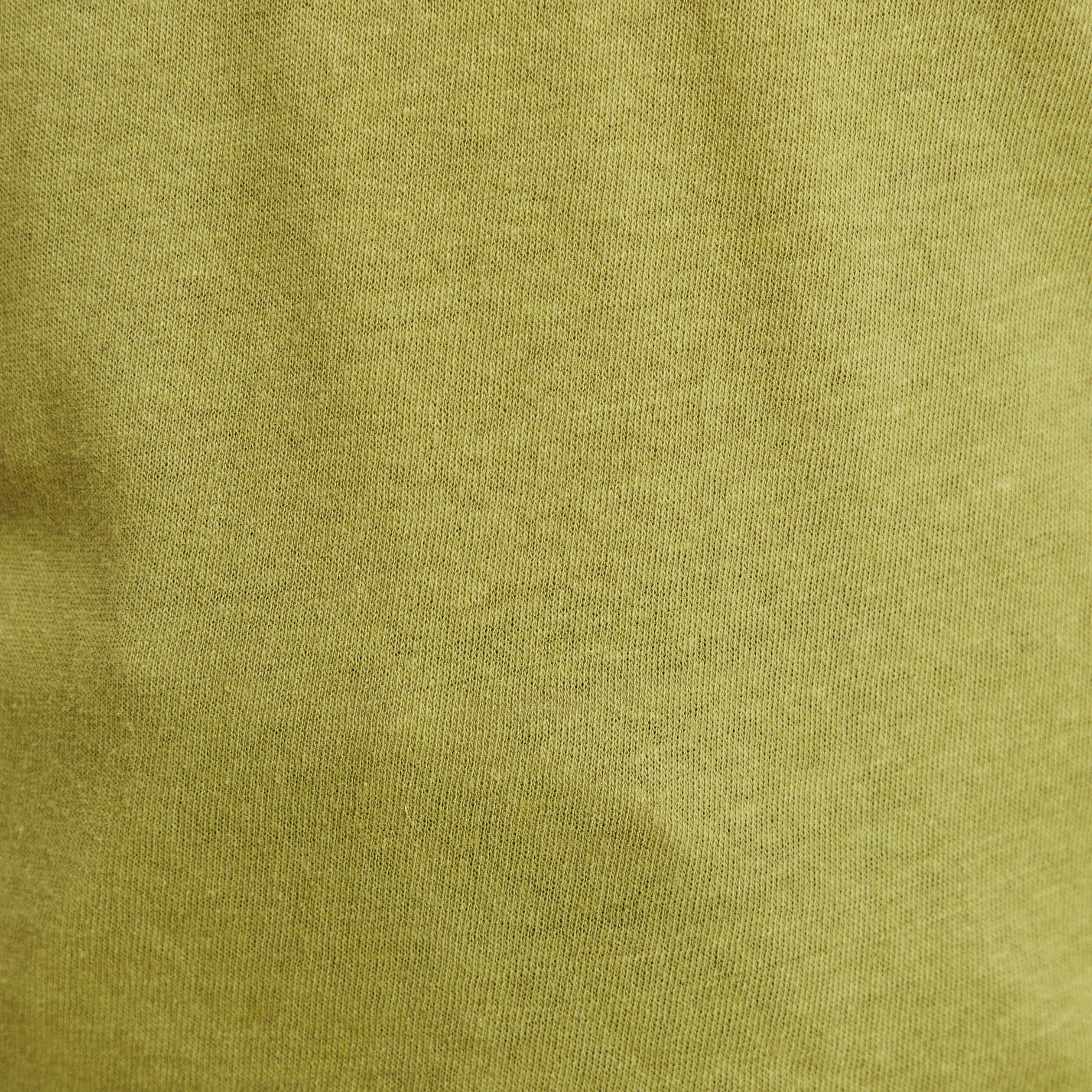 t shirt manches courtes col en v vert femme T-shirt manches courtes col en V vert femme