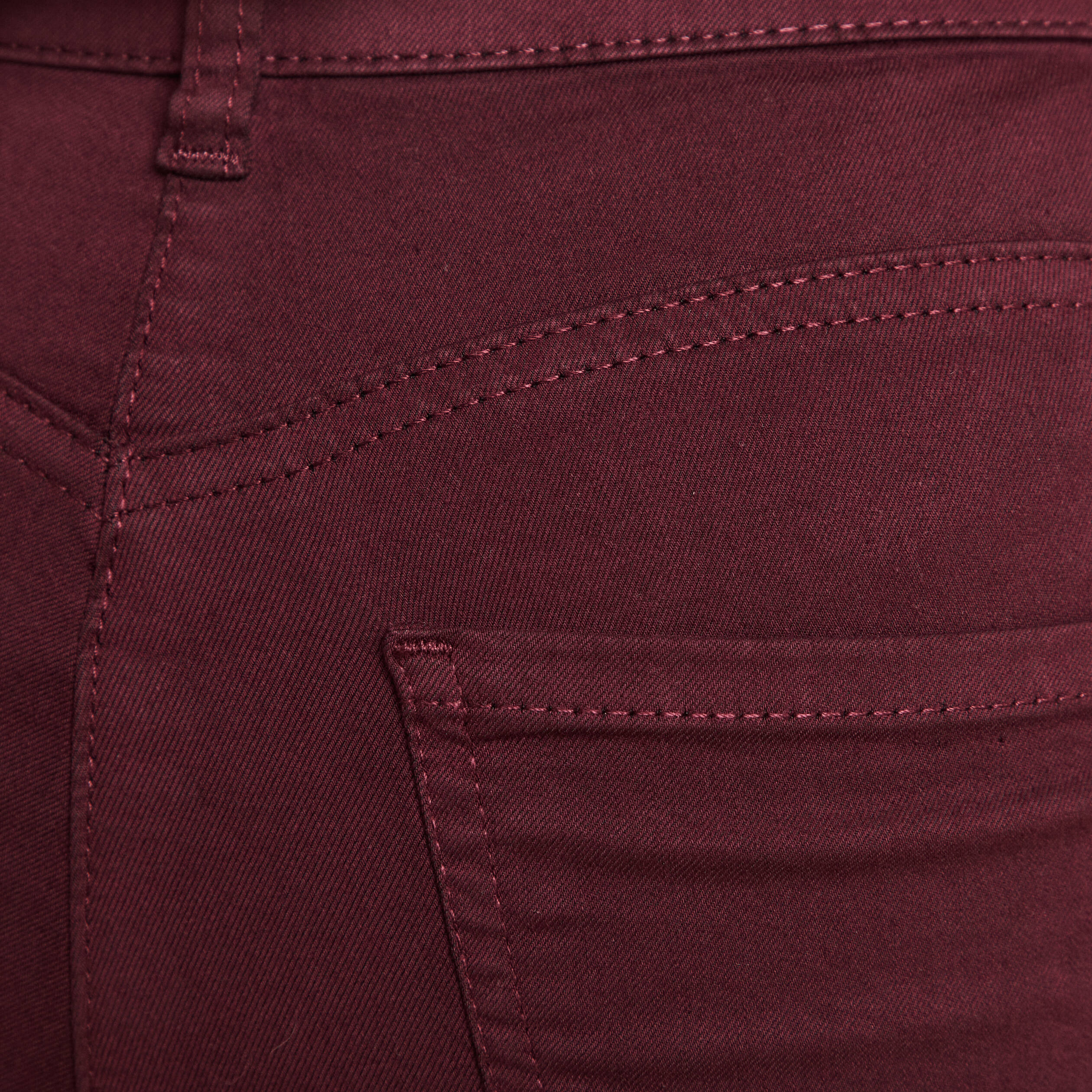 Pantalon magique Le L&eacute;ger coupe ajust&eacute;e bordeaux femme