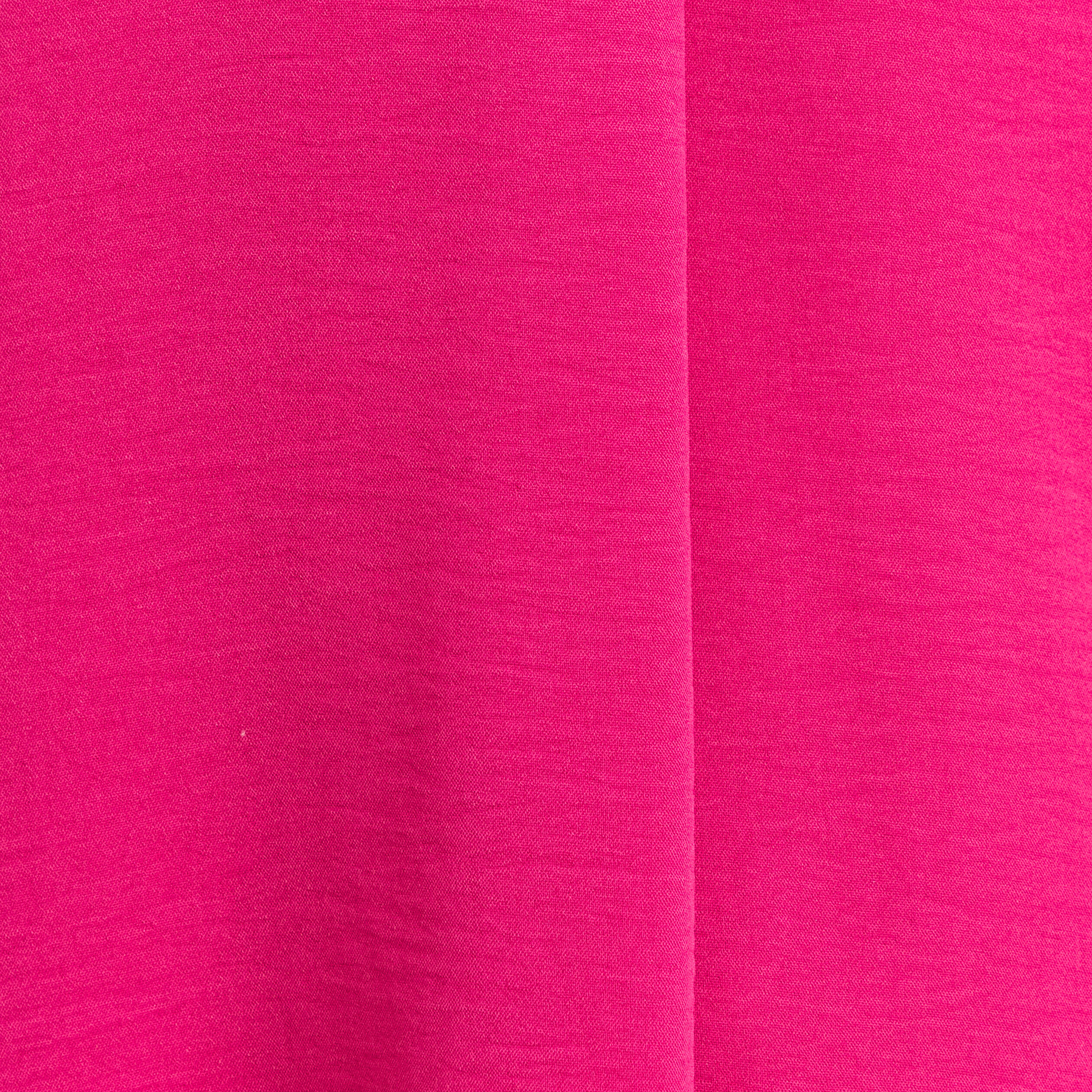 Blouse manches courtes rose fushia femme