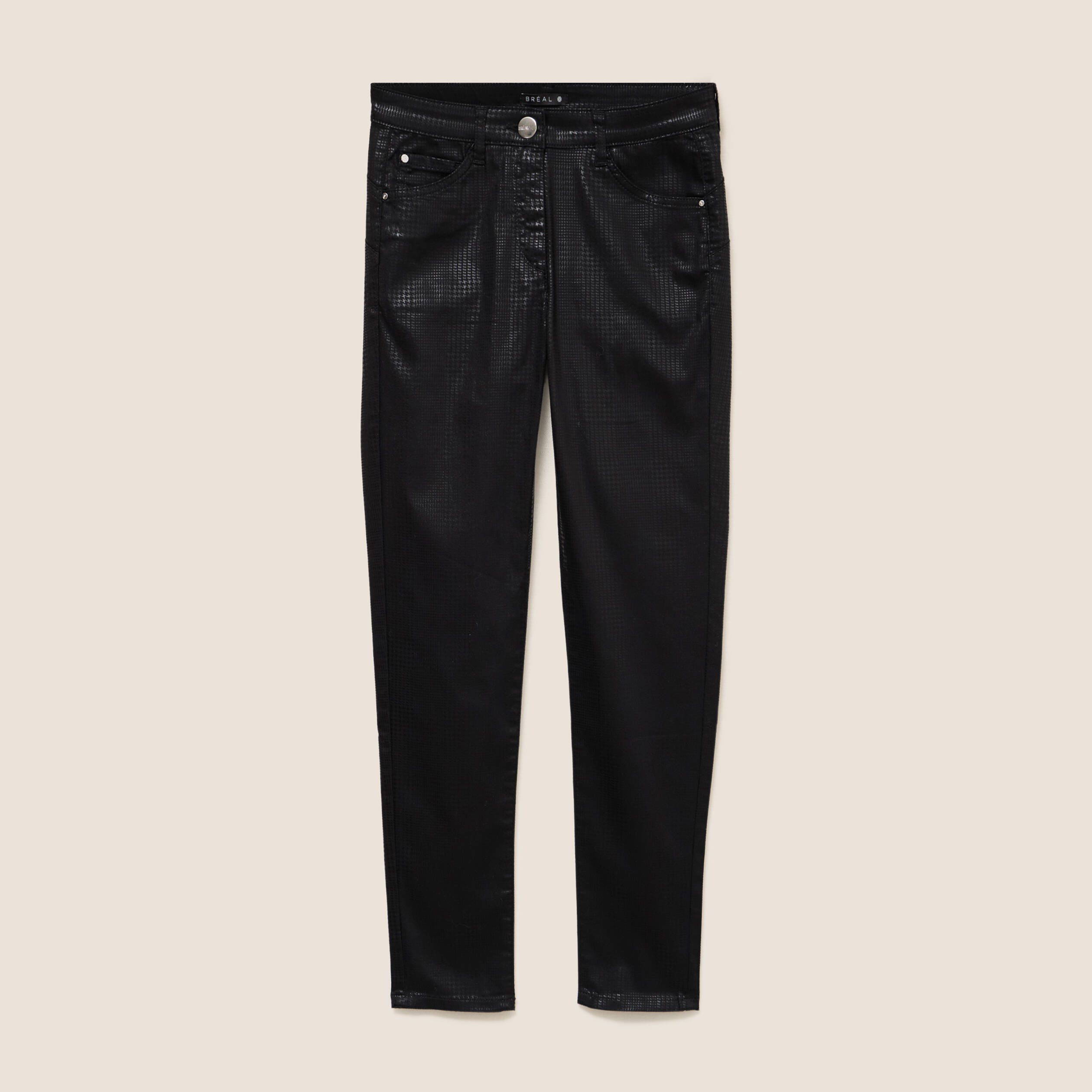 Pantalon magique Le L&eacute;ger enduit noir femme
