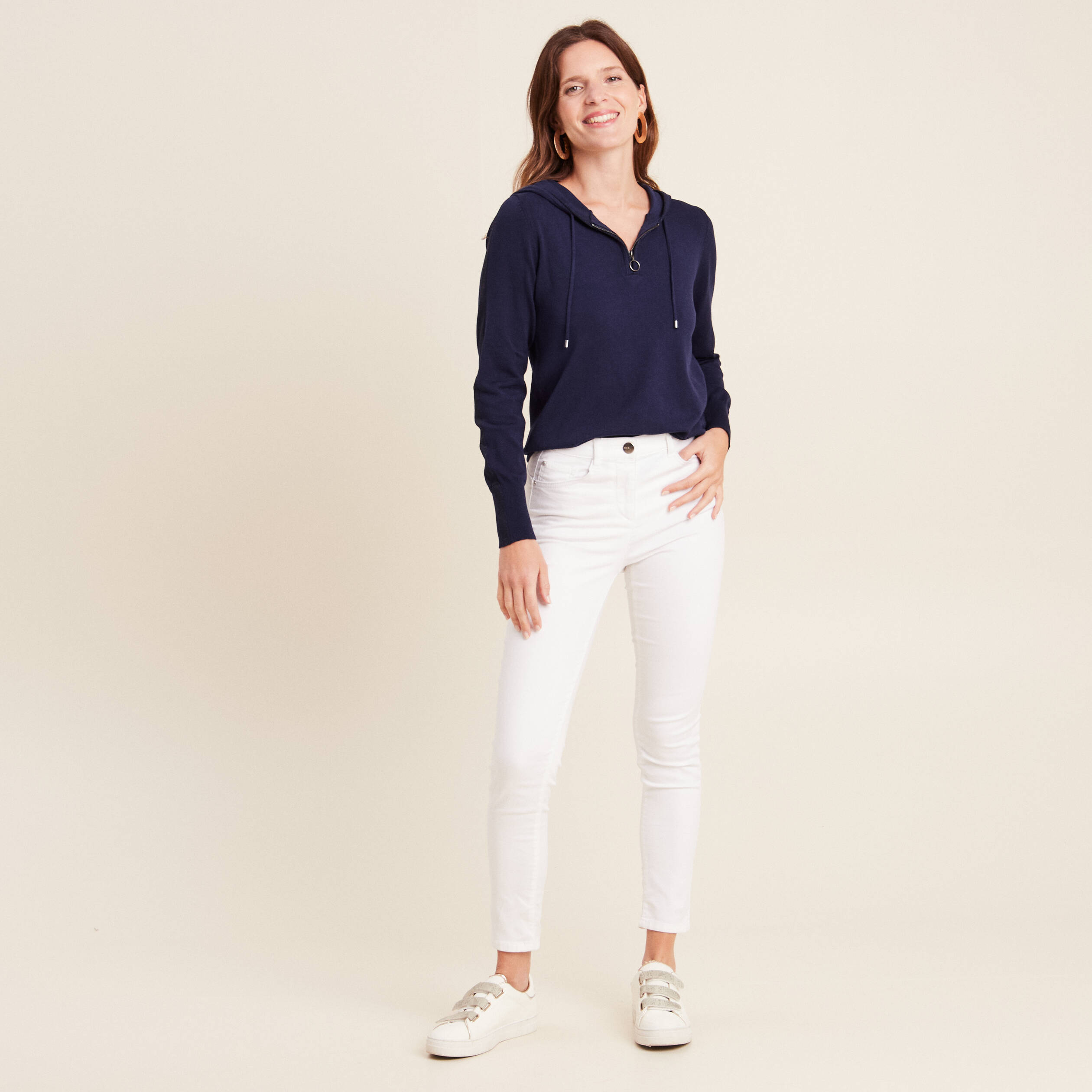 pull manches longues bleu marine femme Pull manches longues bleu marine femme