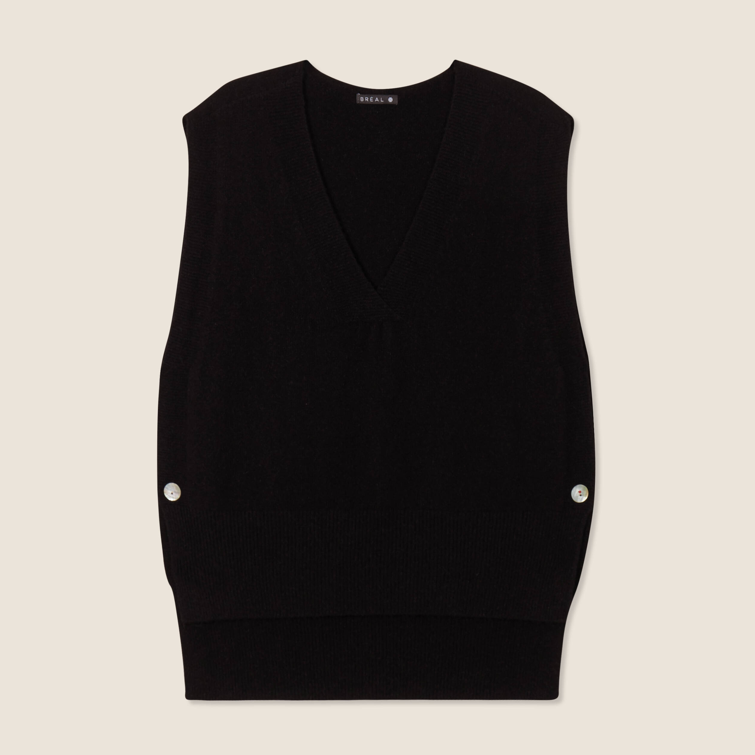 pull sans manches noir femme Pull sans manches noir femme