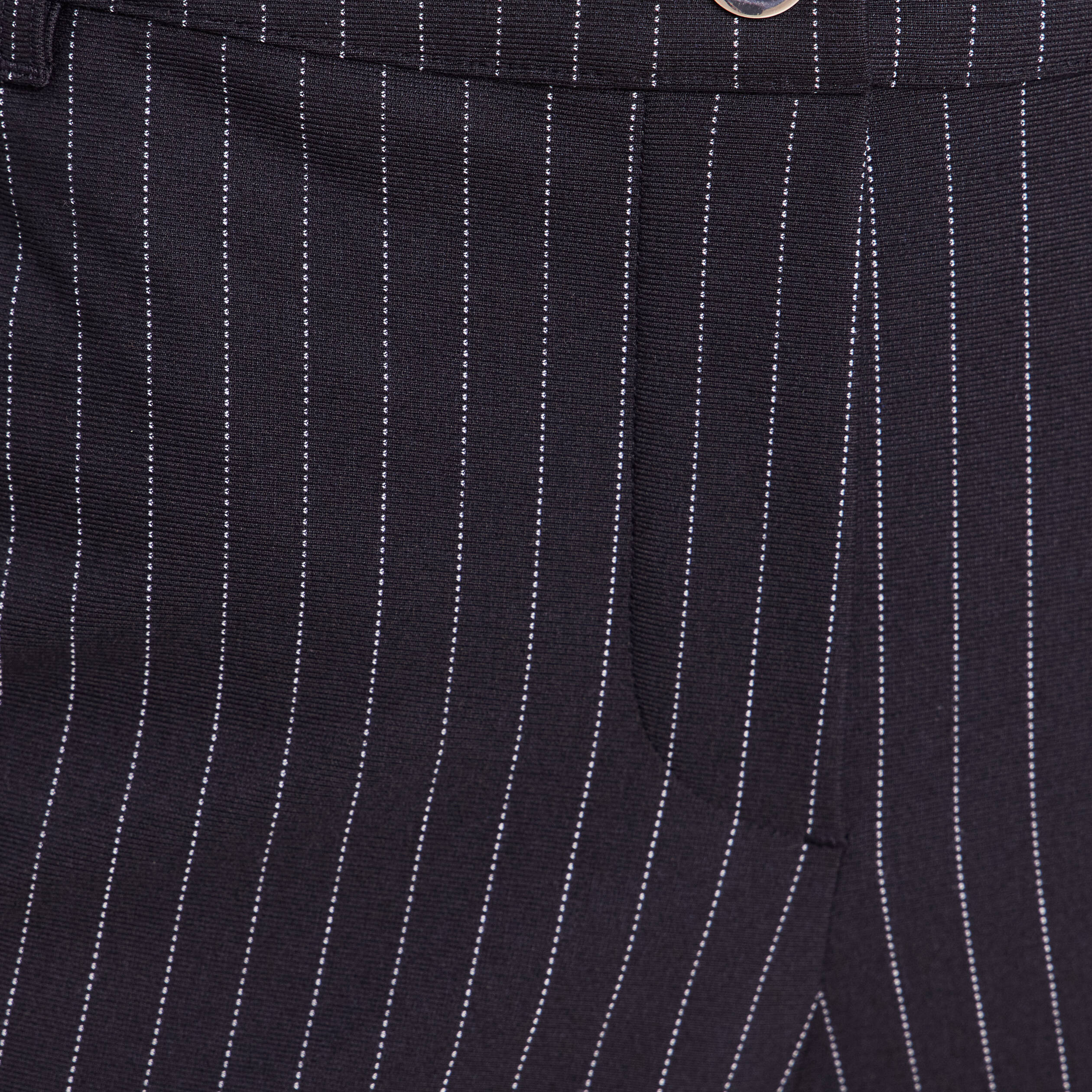 Pantalon large 7/8&egrave;me bleu femme
