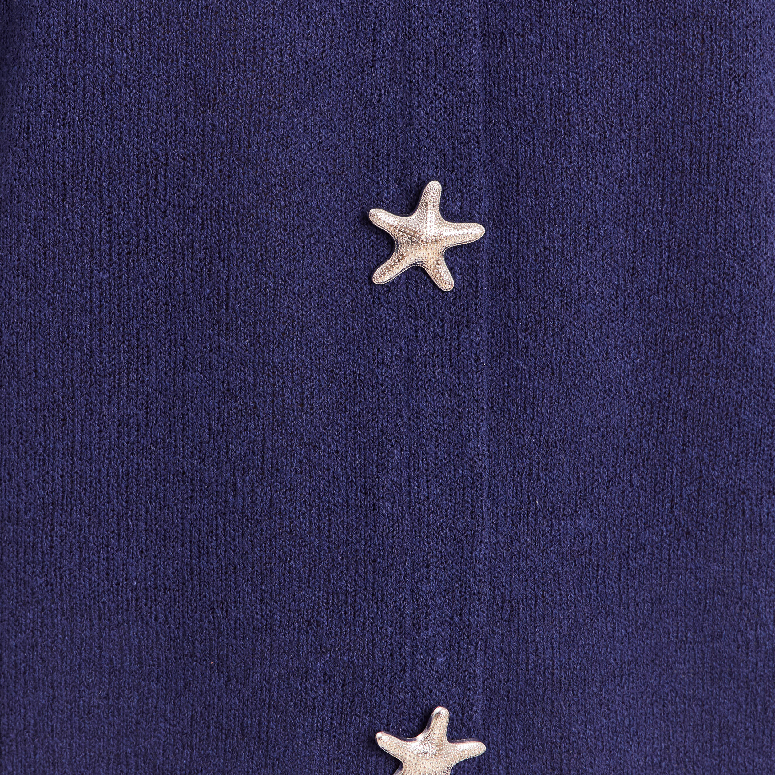 T-shirt col v manches courtes bleu marine femme