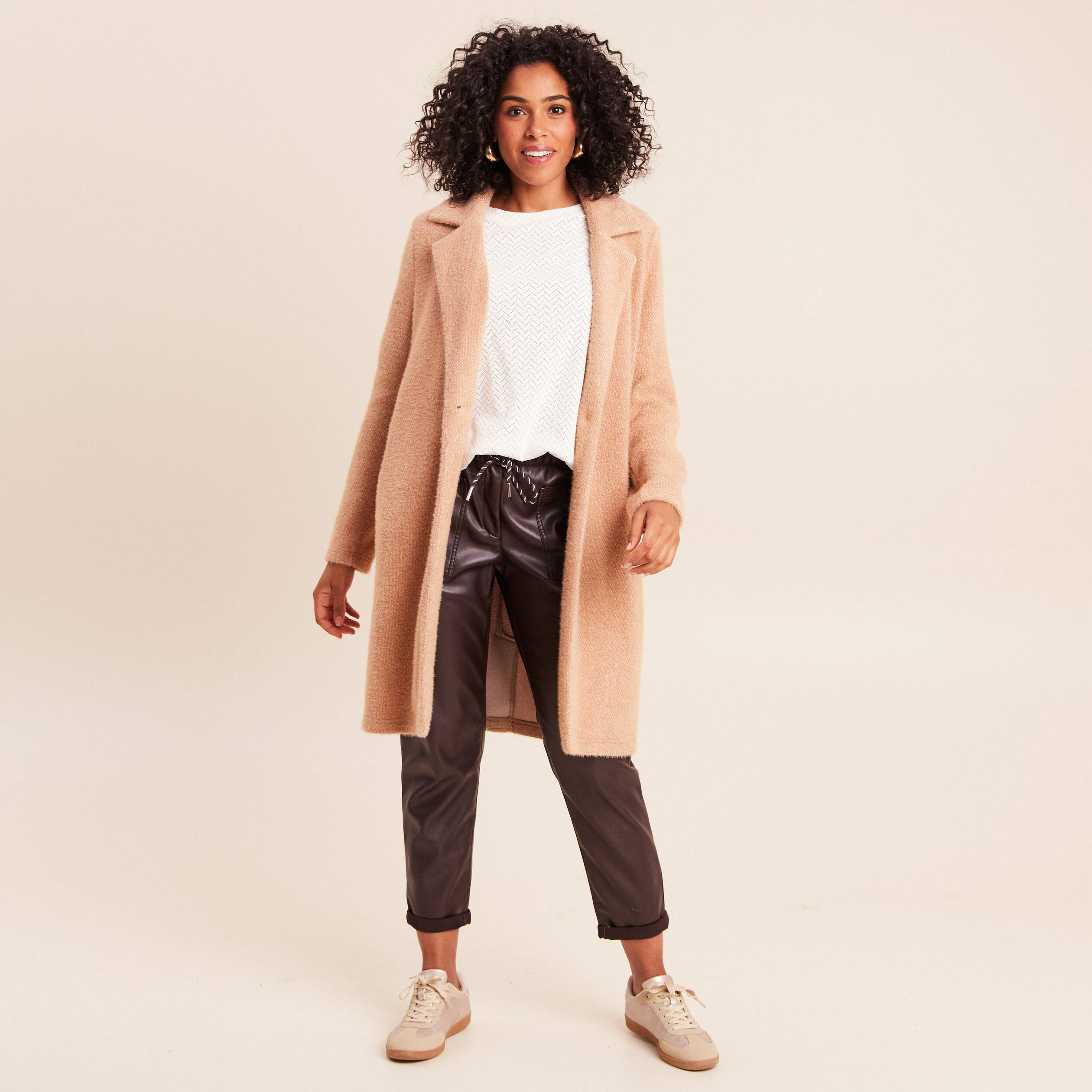 HF252 - Gilet style angora - Patrice Bréal - Taille 3 (L) - Label Emmaüs