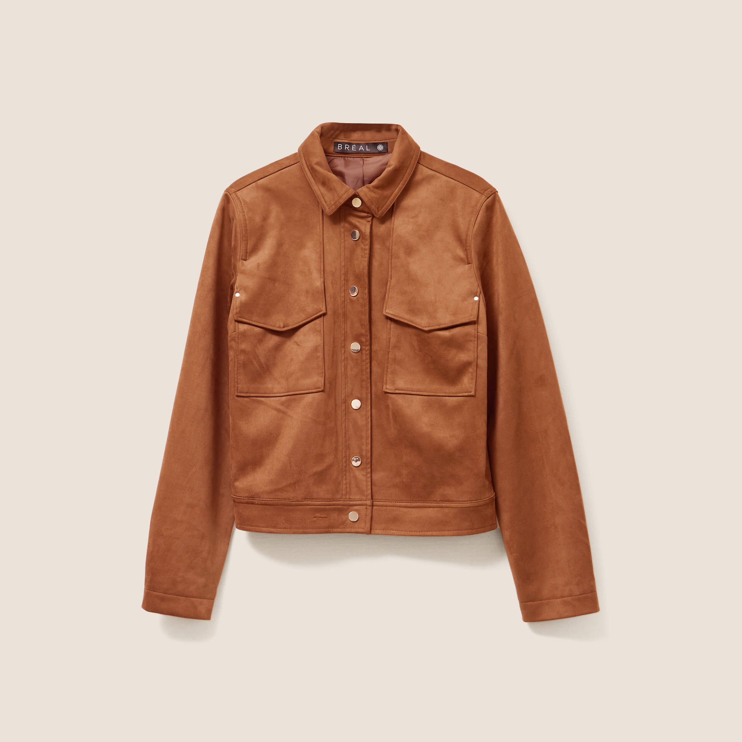veste doublee marron fonce femme Veste doublée marron foncé femme