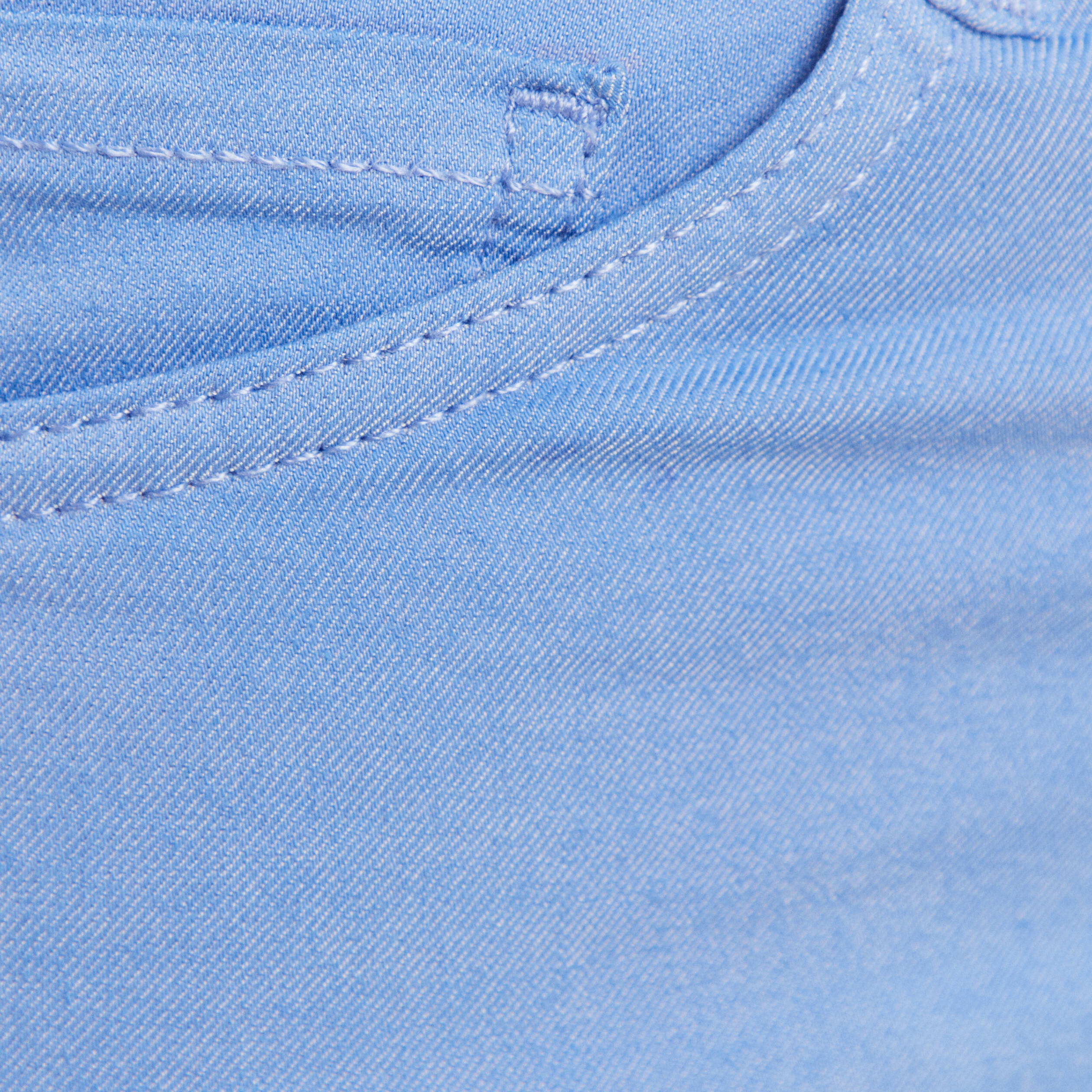 Pantalon léger taille standard 7/8ème bleu ciel femme