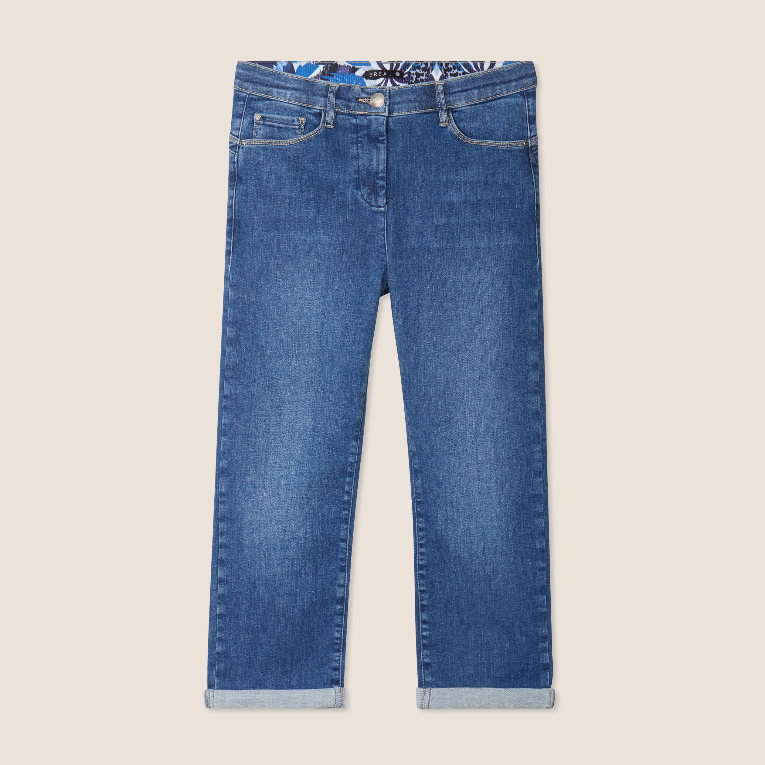 Pantalon magique l'unique denim double stone femme