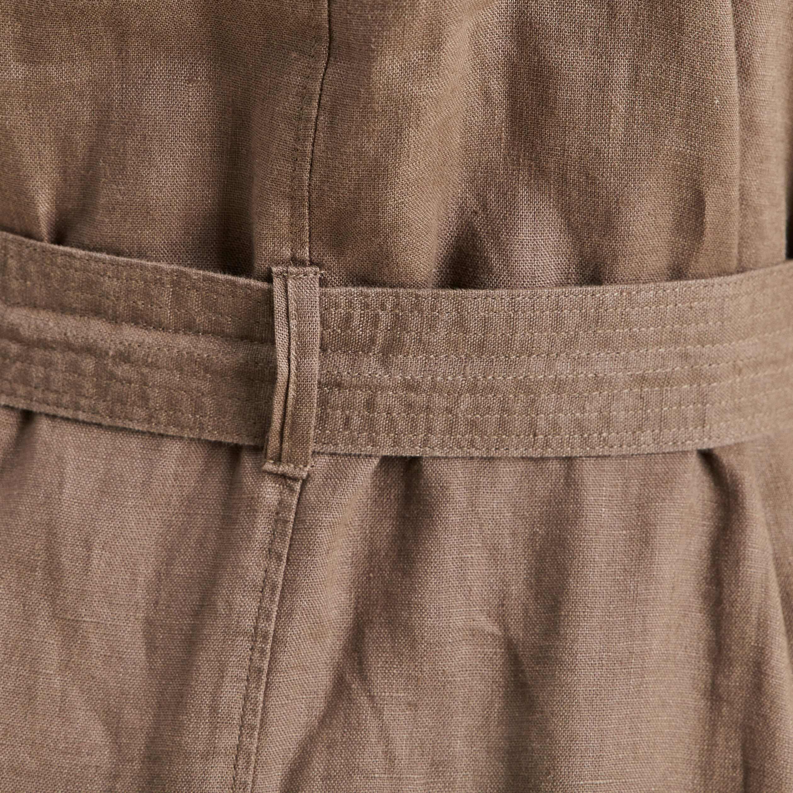 Robe &eacute;vas&eacute;e manches tr&egrave;s courtes vert kaki femme