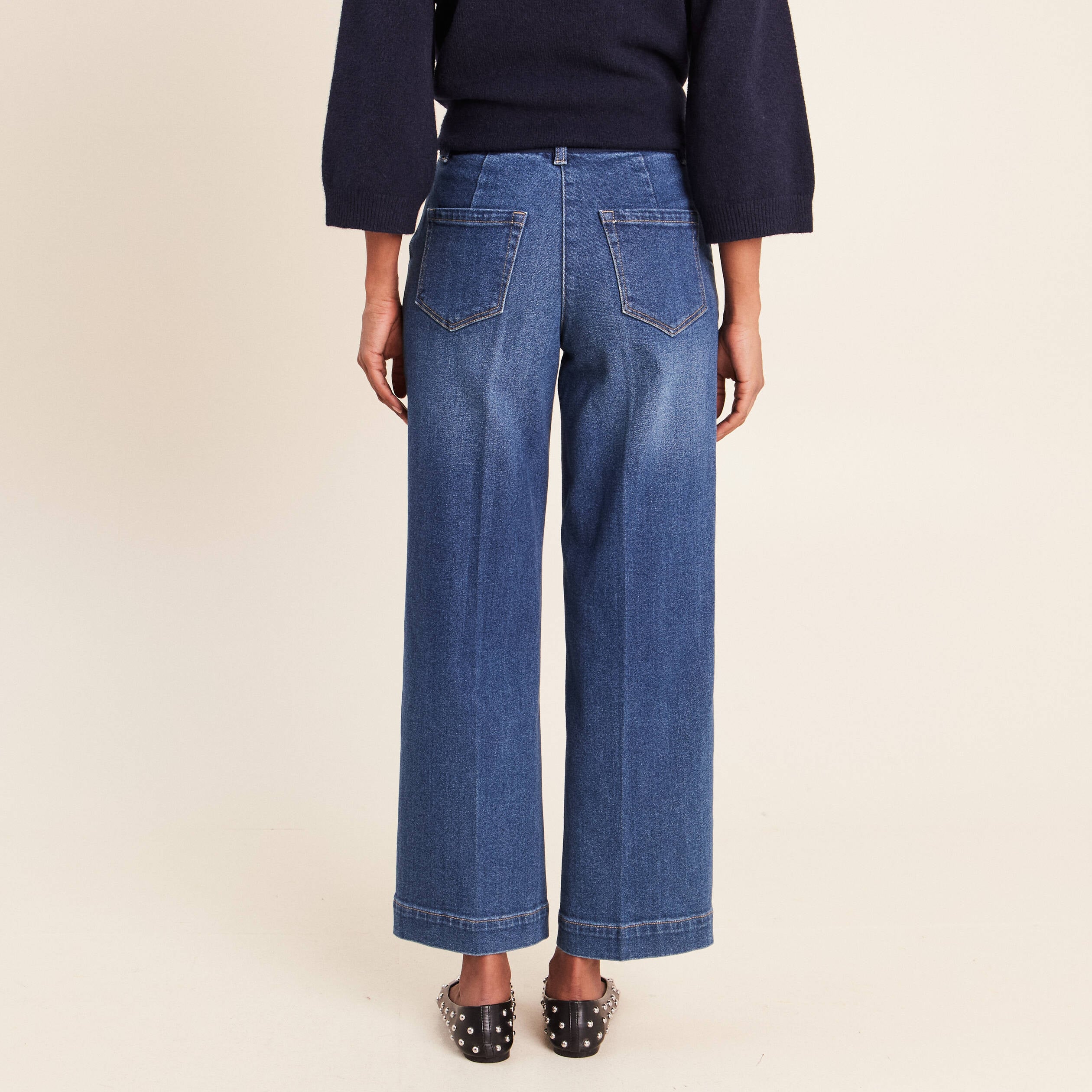 Jean denim stone femme