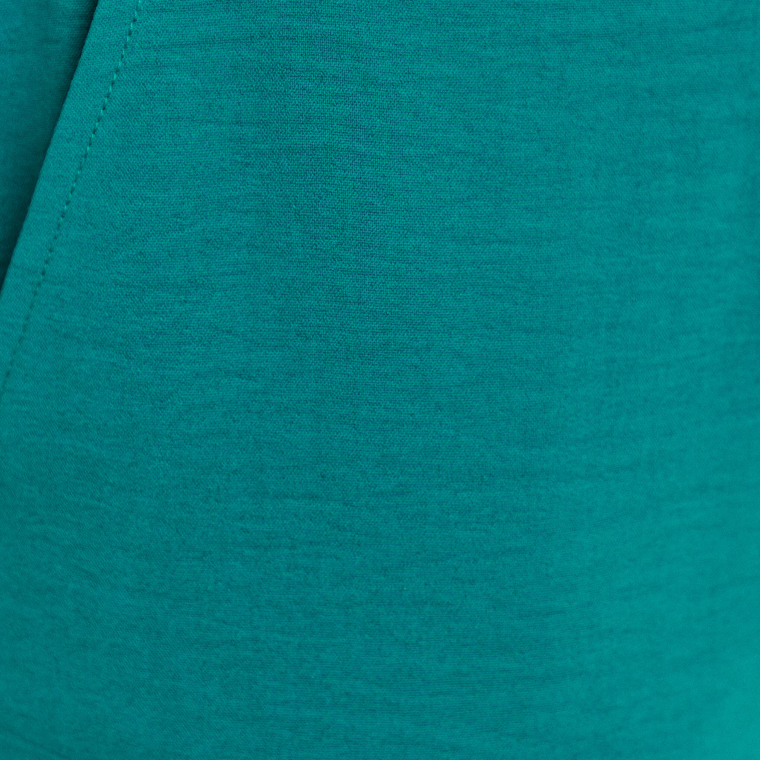 Pantalon flou cargo 7/8ème vert femme