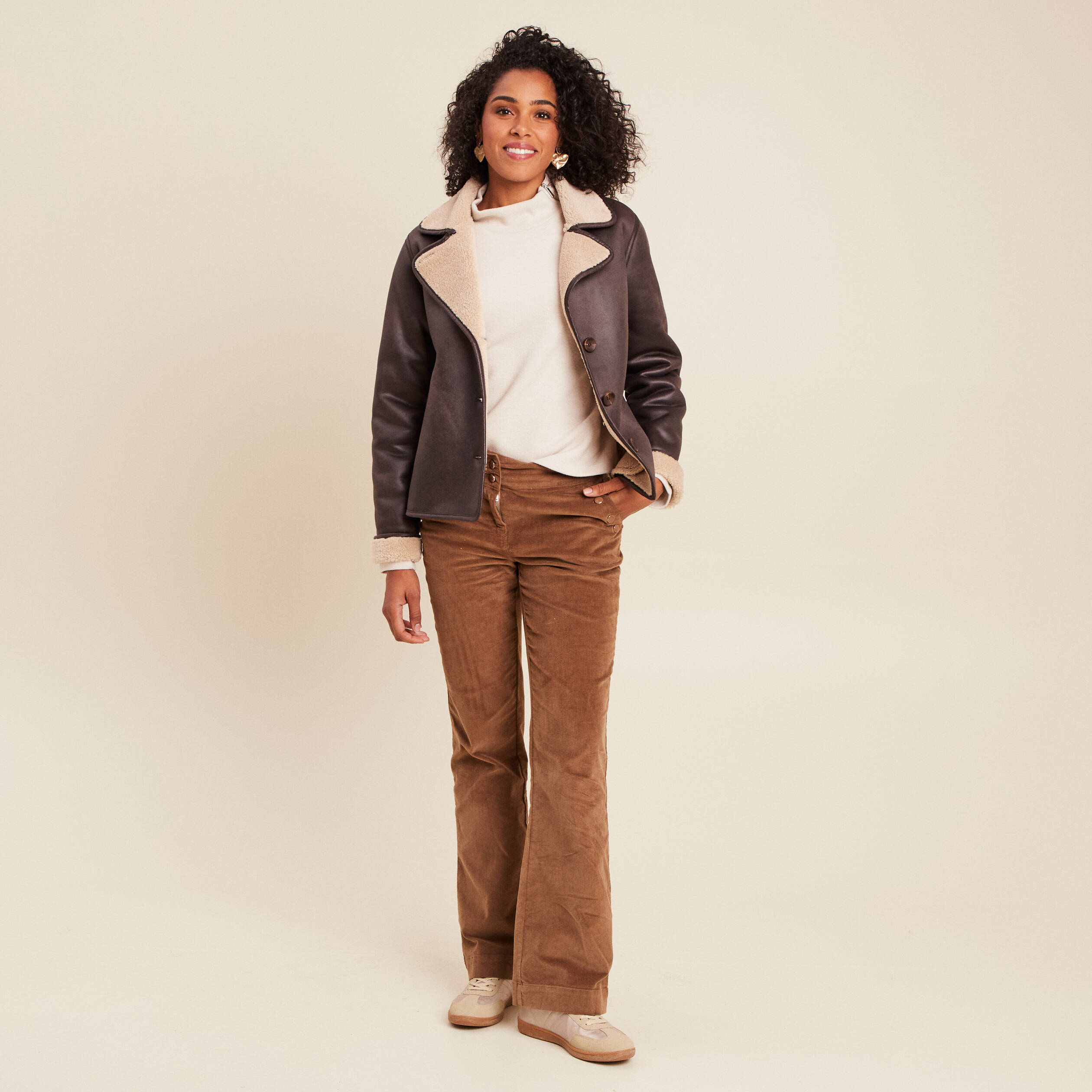 Polaire warmwear Niveau 3 - marron | be camaïeu