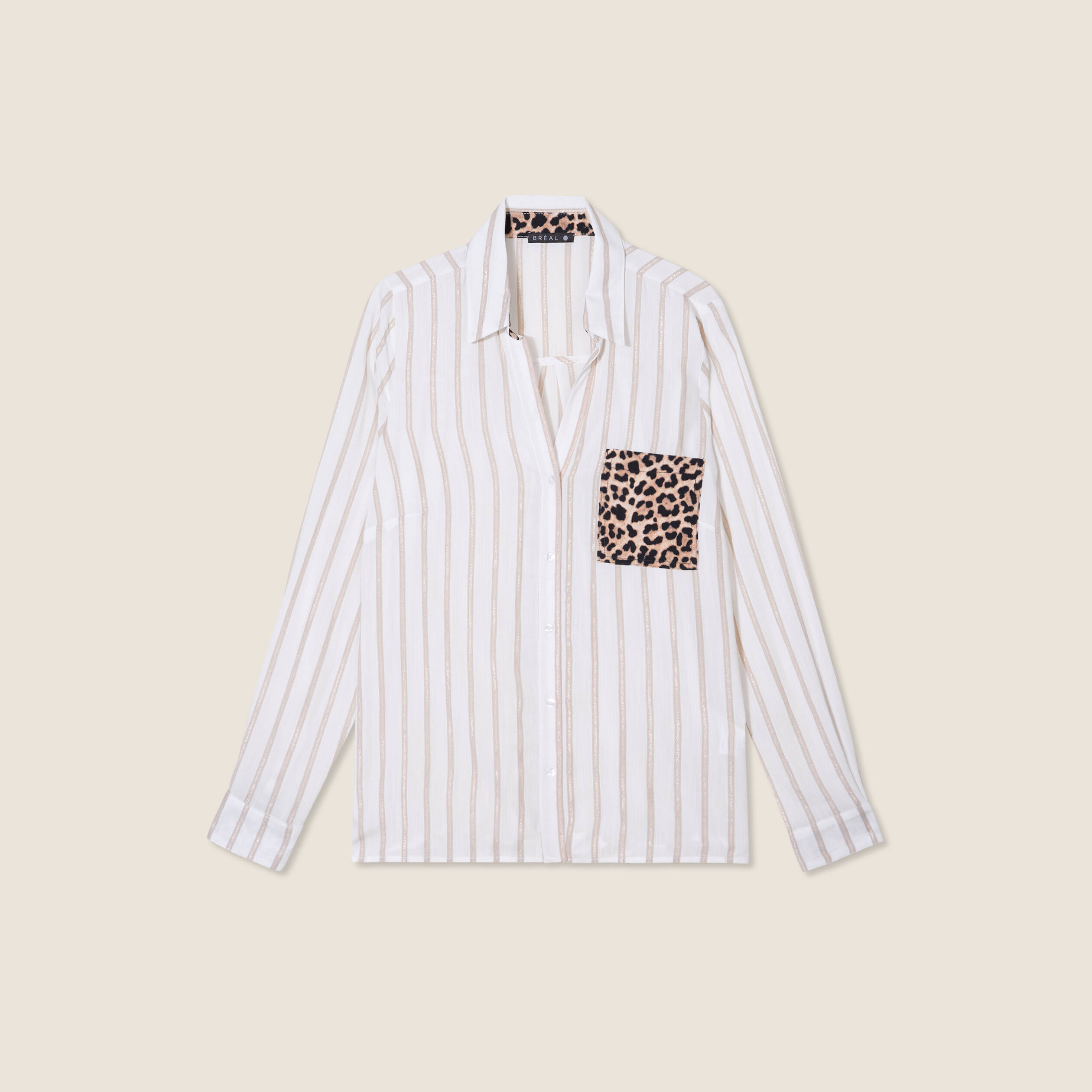 Chemise manches longues blanc femme