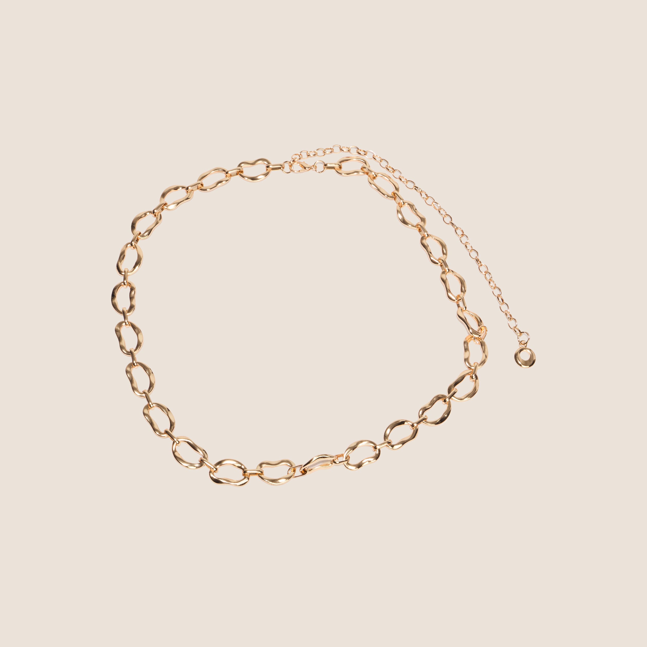 Ceinture fine couleur or femme