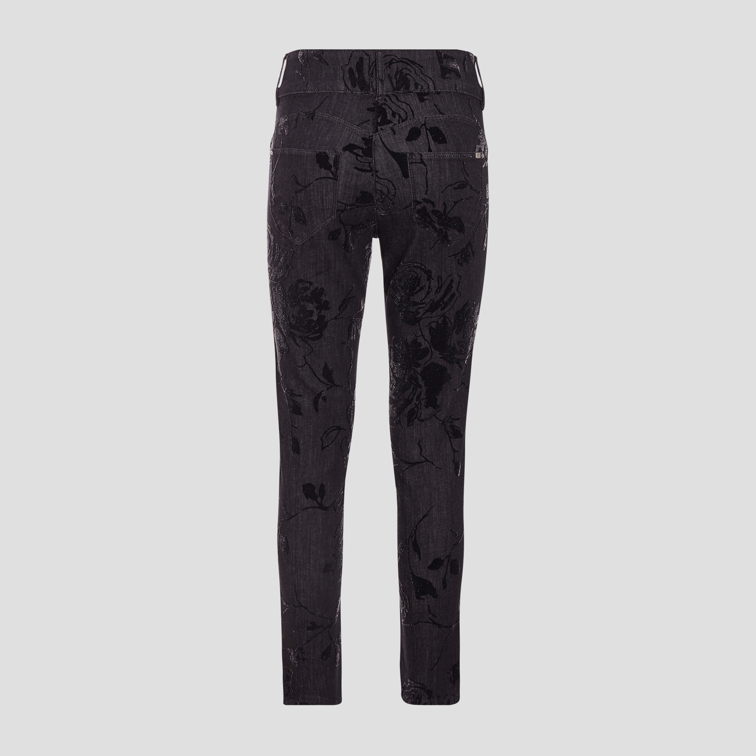 jean ajuste taille standard denim gris femme Jean ajusté taille standard denim gris femme