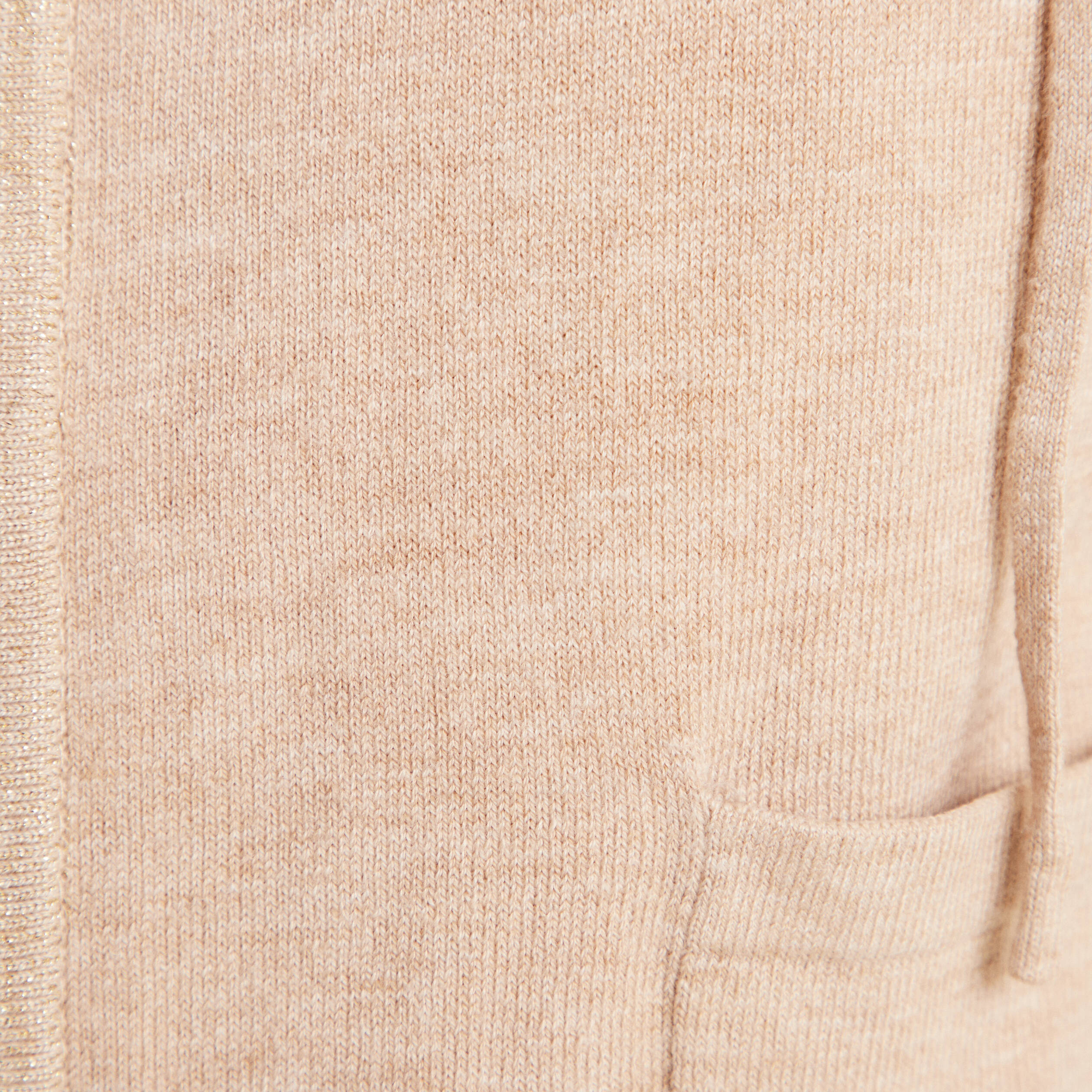 Gilet droit mi-long &agrave; capuche creme femme