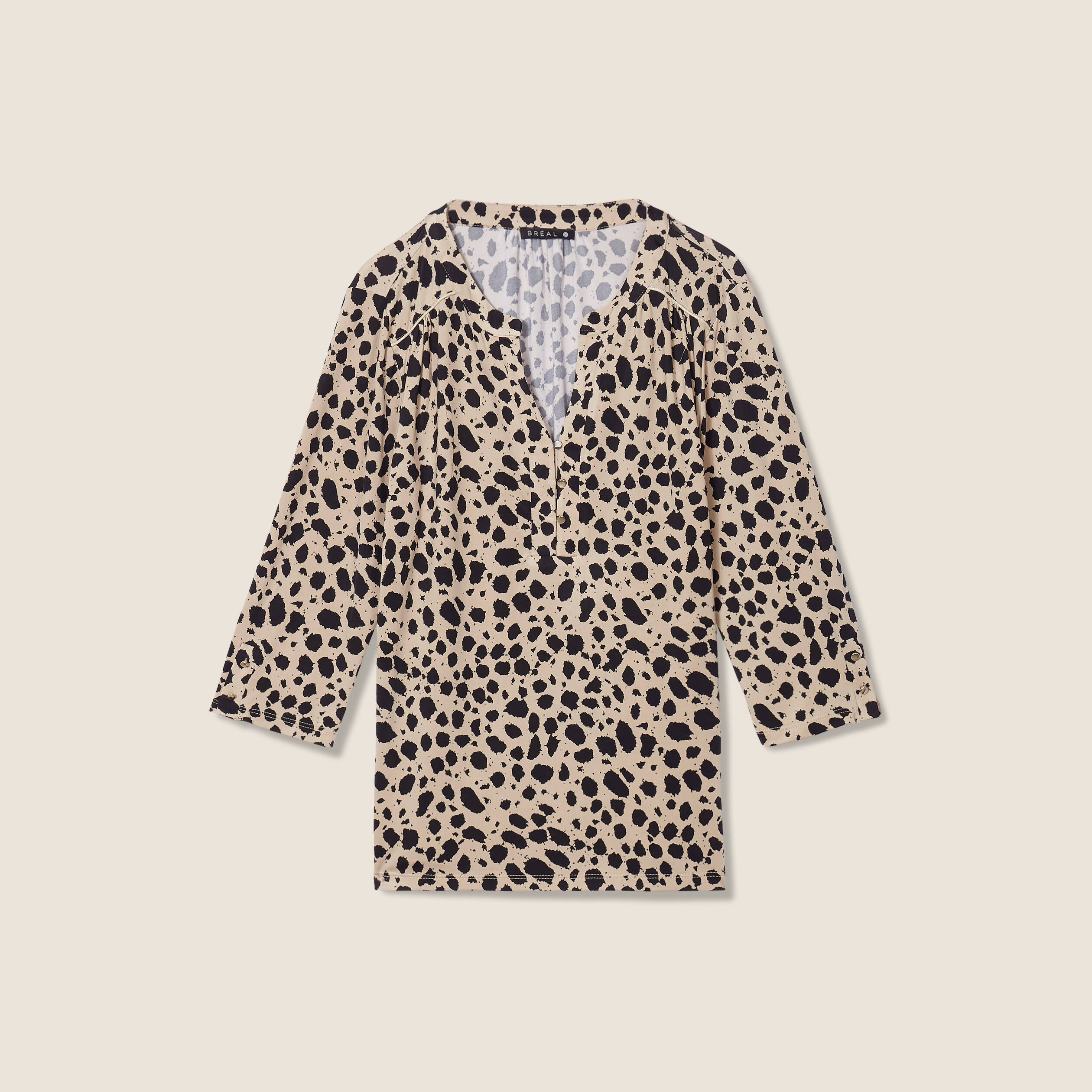 t shirt manches 34 sable femme T-shirt manches 3/4 sable femme
